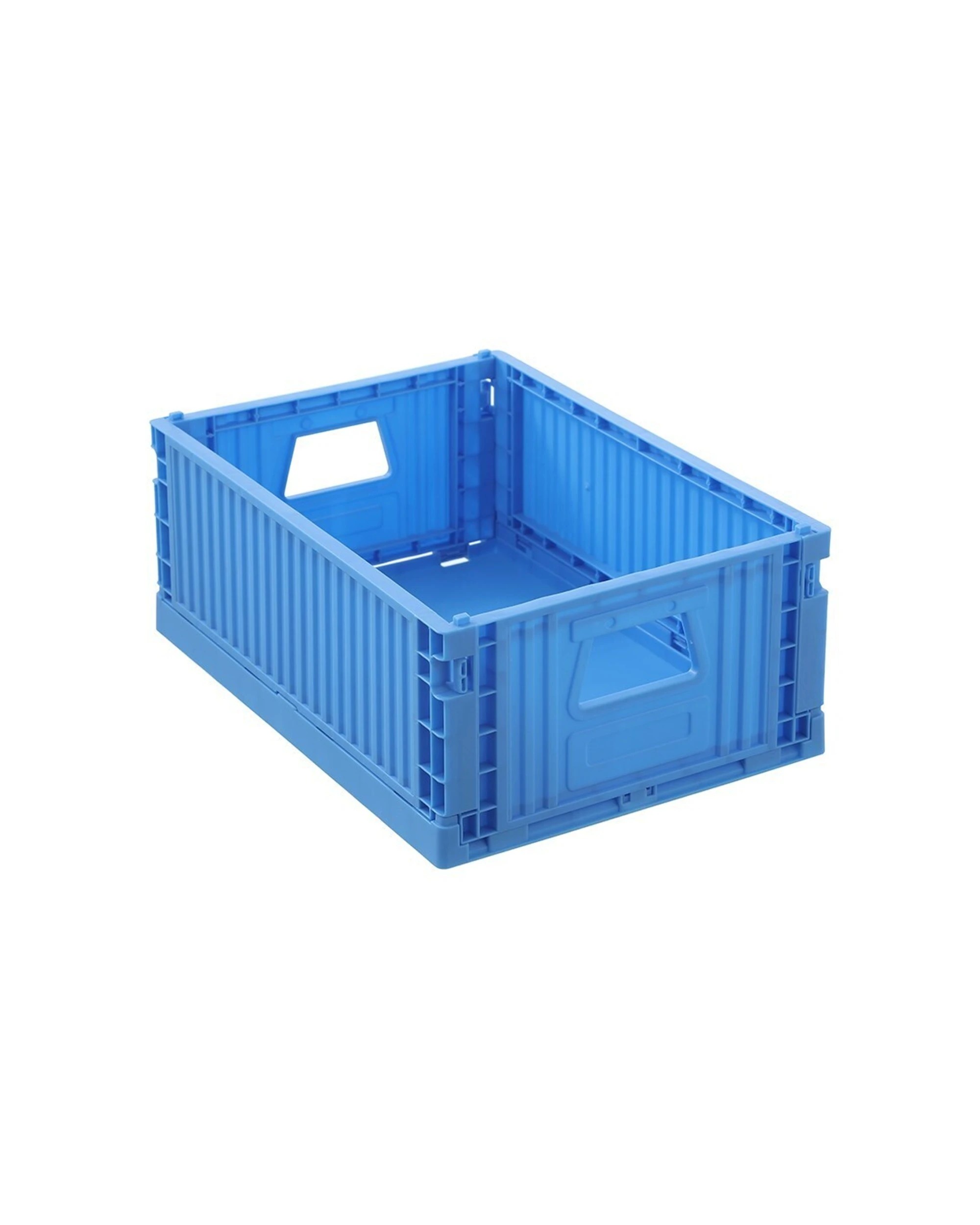 5 Boxsweden 6x Foldaway Crate Storage 29x21x11.5cm Collapsible Design Stackable - Assorted, 5 of 9