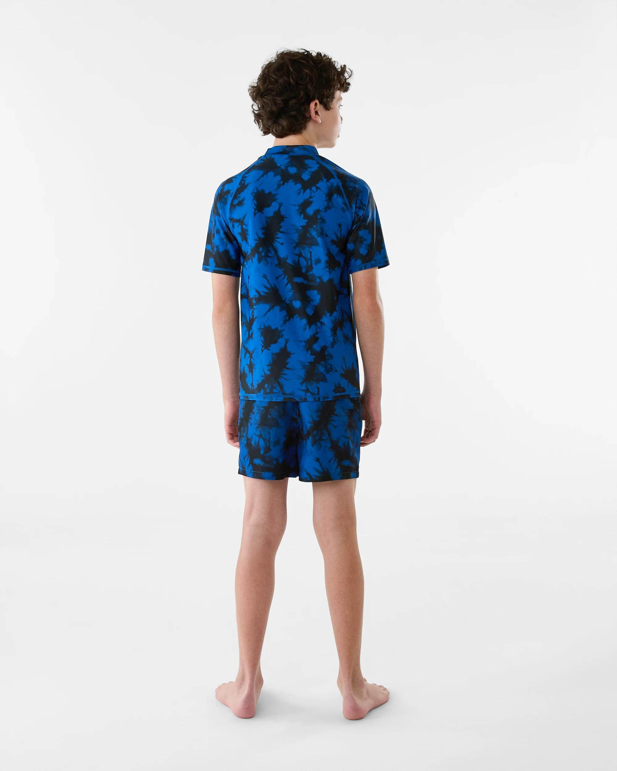 6 Printed Swim Shorts Blu Tiedye, 6 of 6