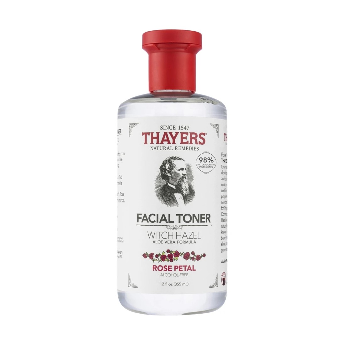1 Thayers Rose Petal Alcohol Free Facial Toner 355ml - Witch Hazel and Aloe Vera, 1 of 6