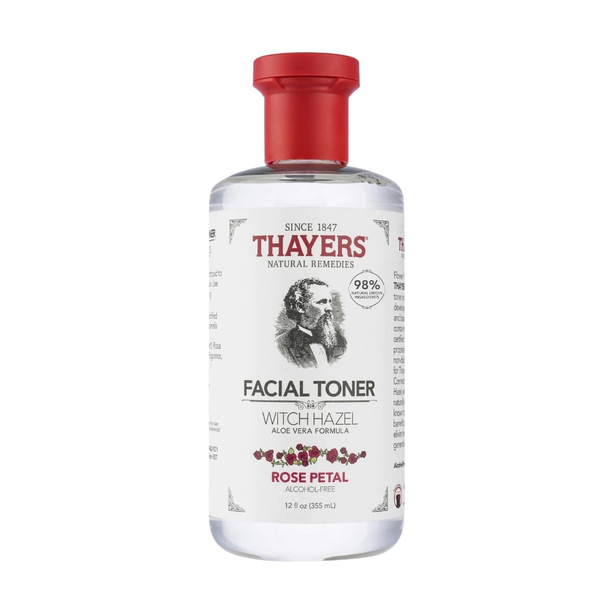 1 Thayers Rose Petal Alcohol Free Facial Toner 355ml - Witch Hazel and Aloe Vera, 1 of 6