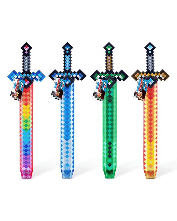 Zuru X-Shot Role Play Pixel Sword - Assorted