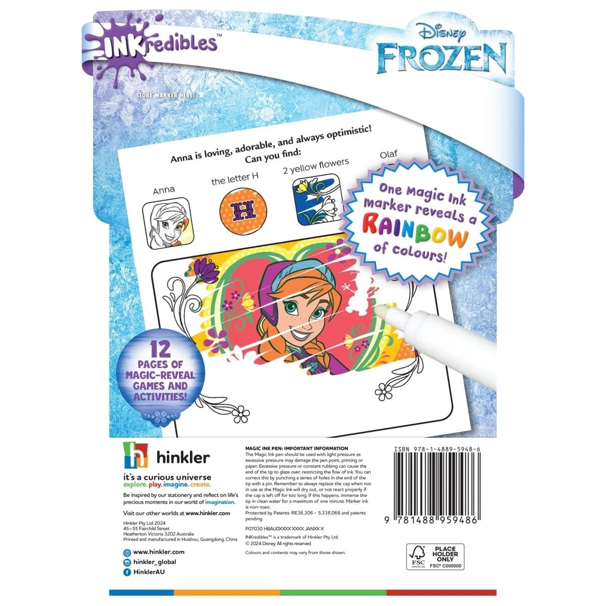 2 INKredibles Frozen Magic Ink Pictures - Book, 2 of 2
