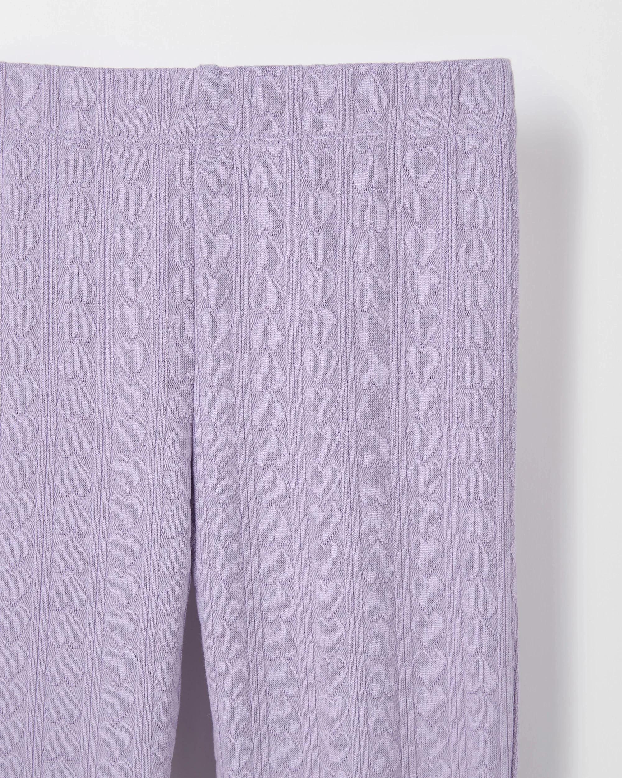5 Target Kids Heart Rib Leggings PURPLE, 5 of 5