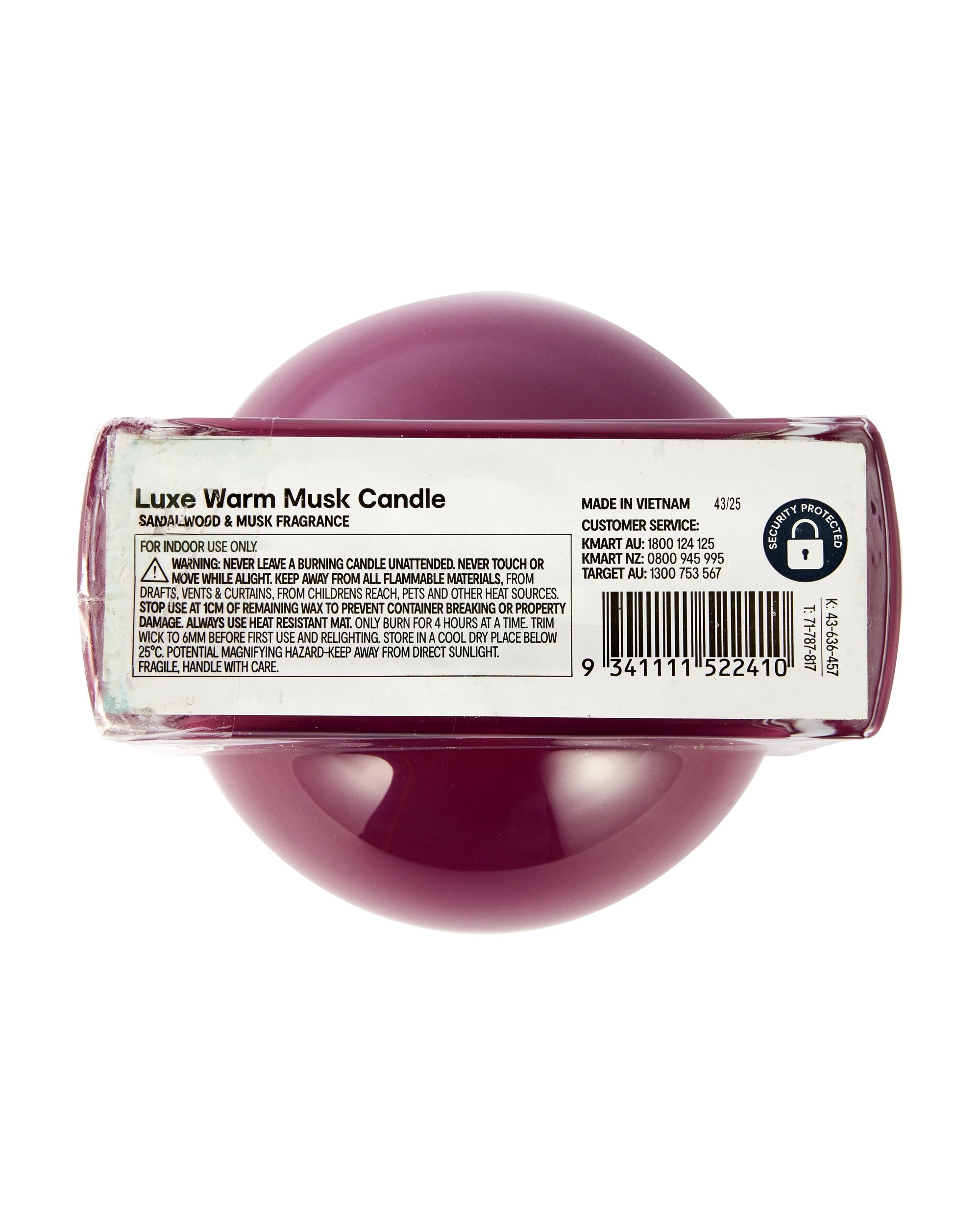 6 Luxe Warm Musk Candle, 6 of 6