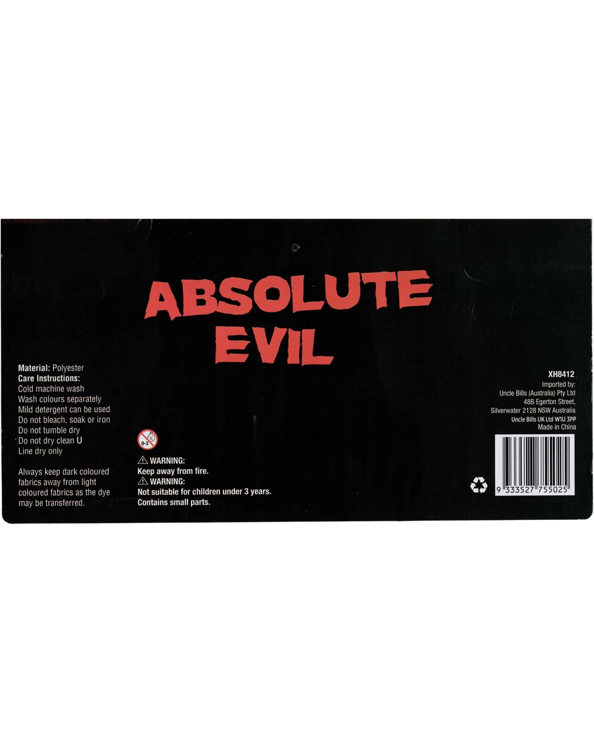 3 Uncle Bills Adult Chainsaw Killer Costume One Size - One Size - Standard, 3 of 3