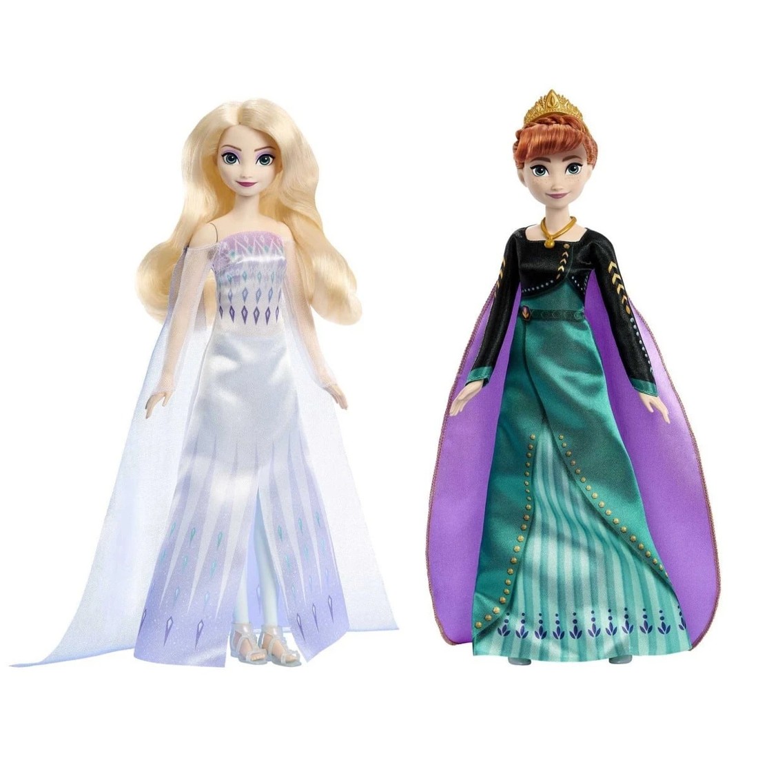 2 2 Pack Disney Frozen Queen Anna and Elsa the Snow Queen Dolls, 2 of 6