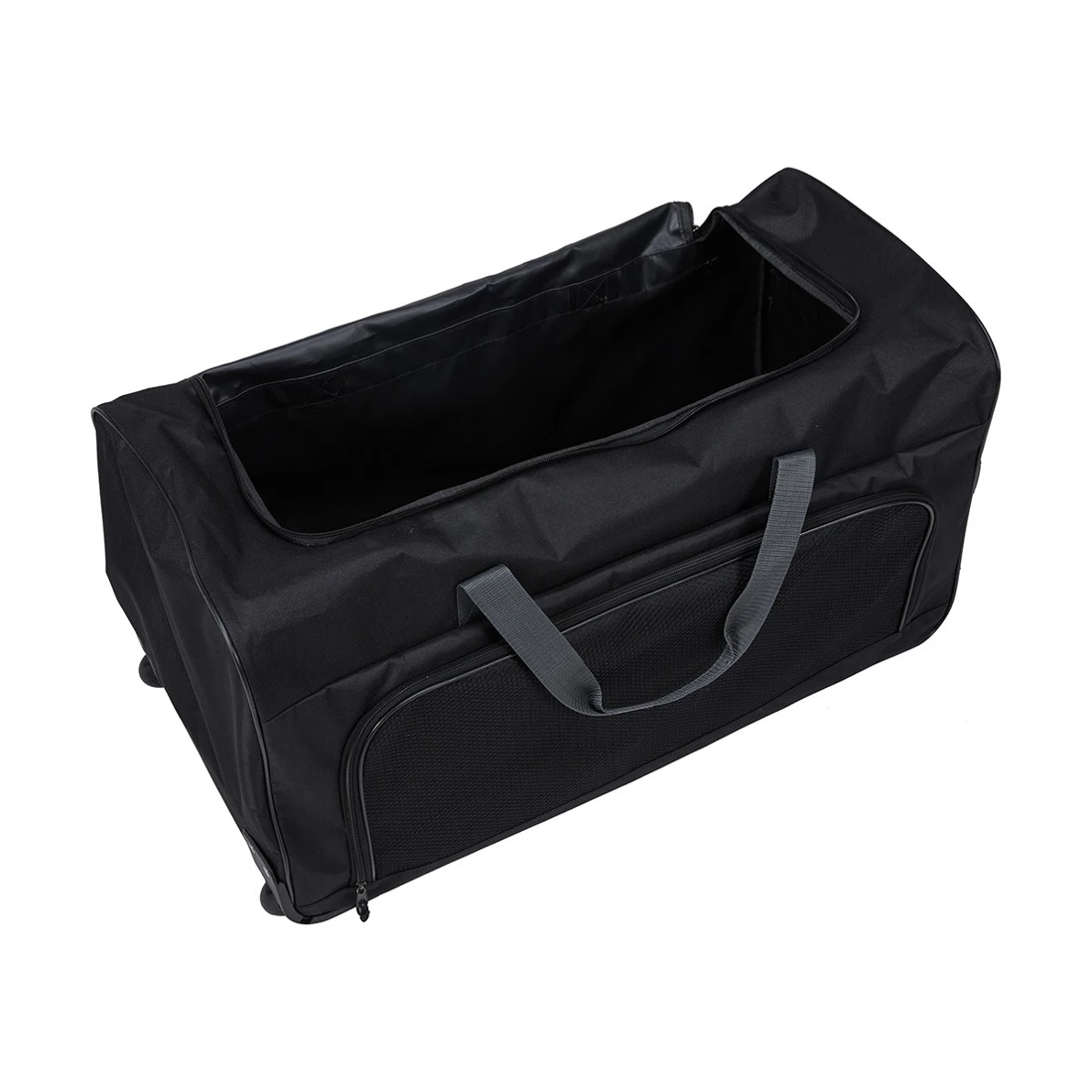 4 Large Duffle Bag with Wheels - Black, 4 of 8