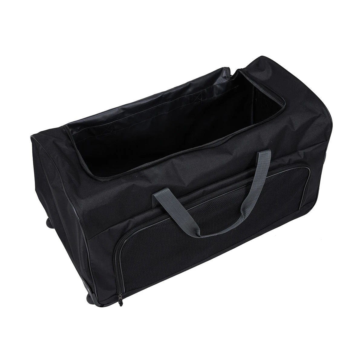 4 Large Duffle Bag with Wheels - Black, 4 of 8