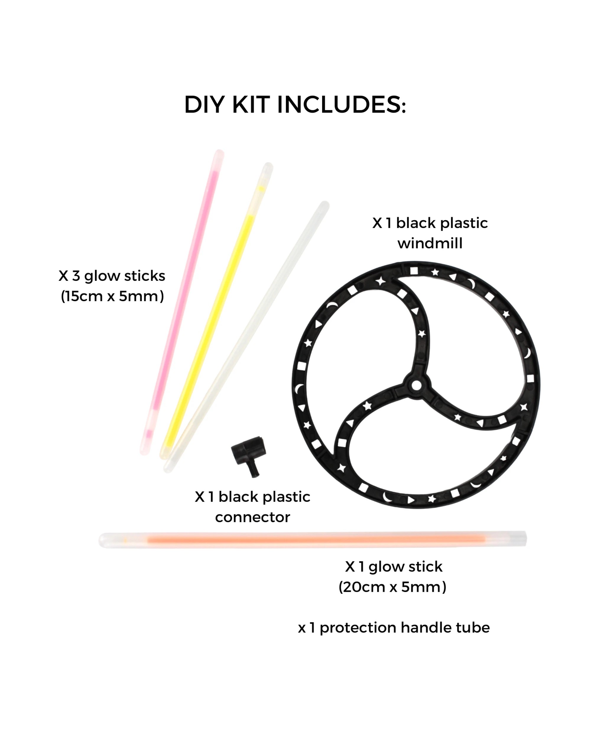 3 Durmaz Glow Windmill Wand - Assorted, 3 of 5
