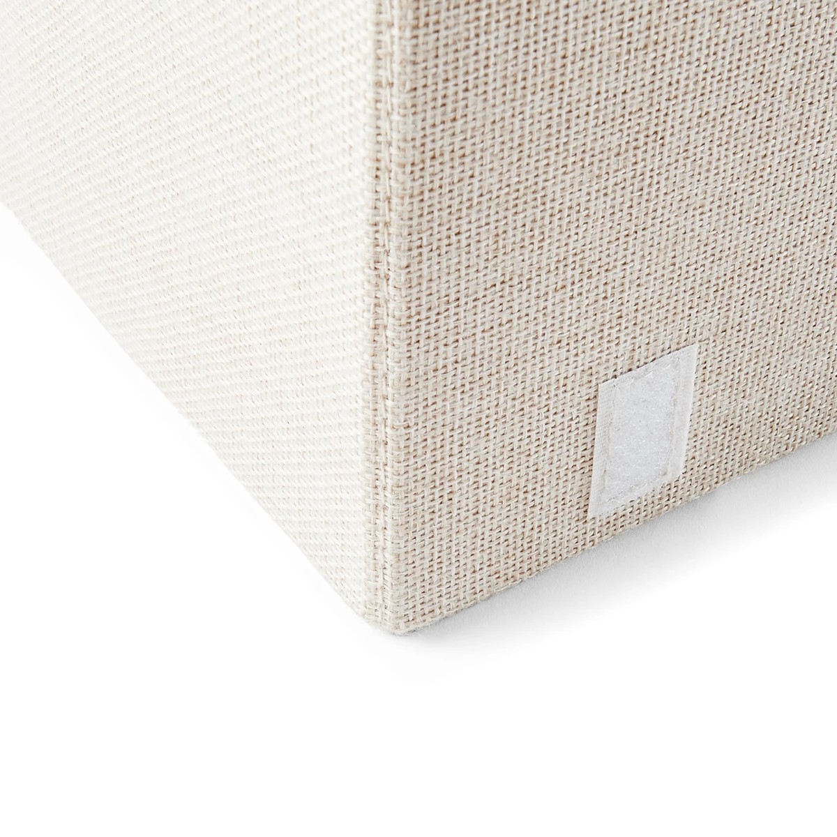 7 Stackable Linen Look Box - Beige, 7 of 9