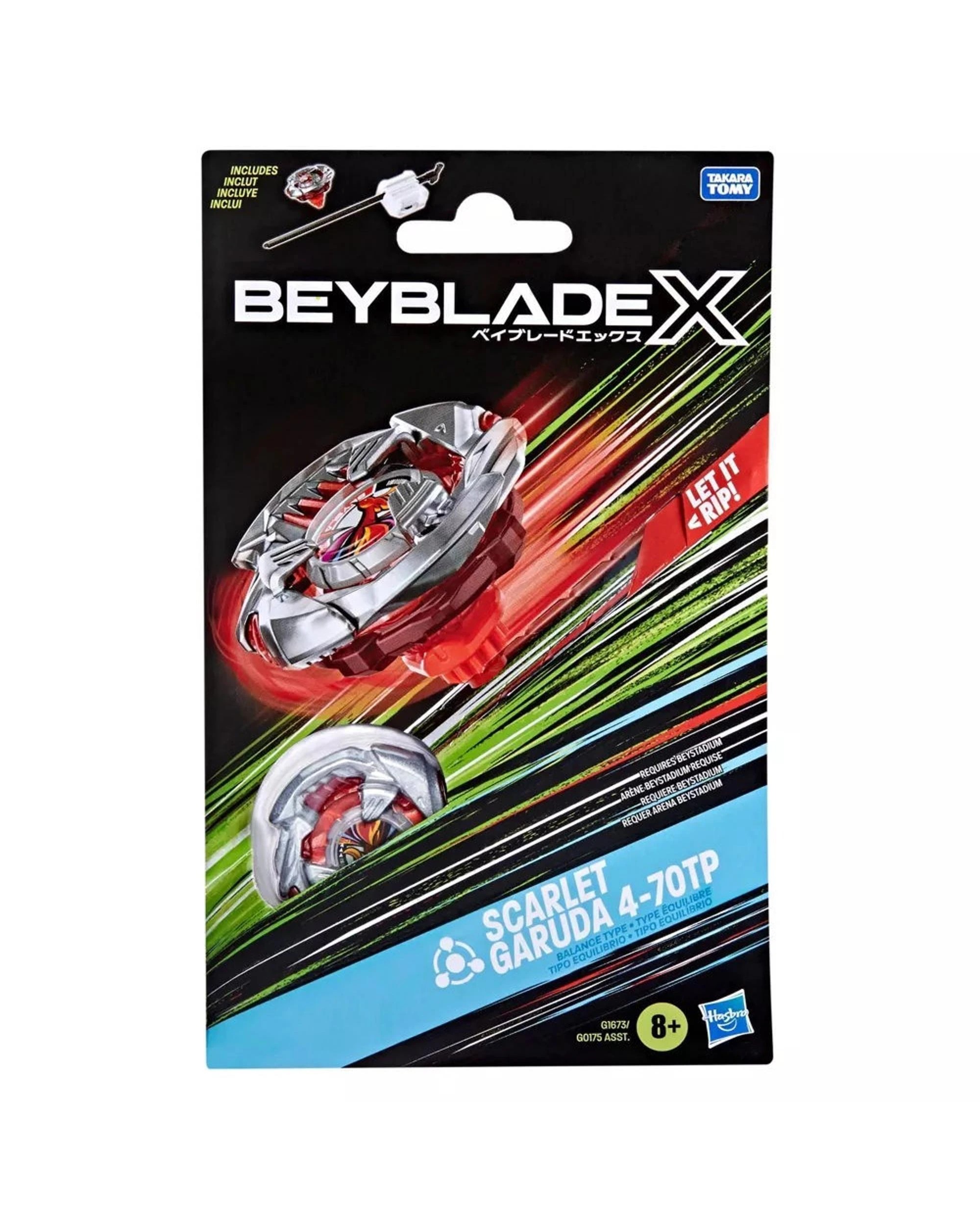2 Beyblade X Scarlet Garuda 4-70TP BX Starter Pack, 2 of 6