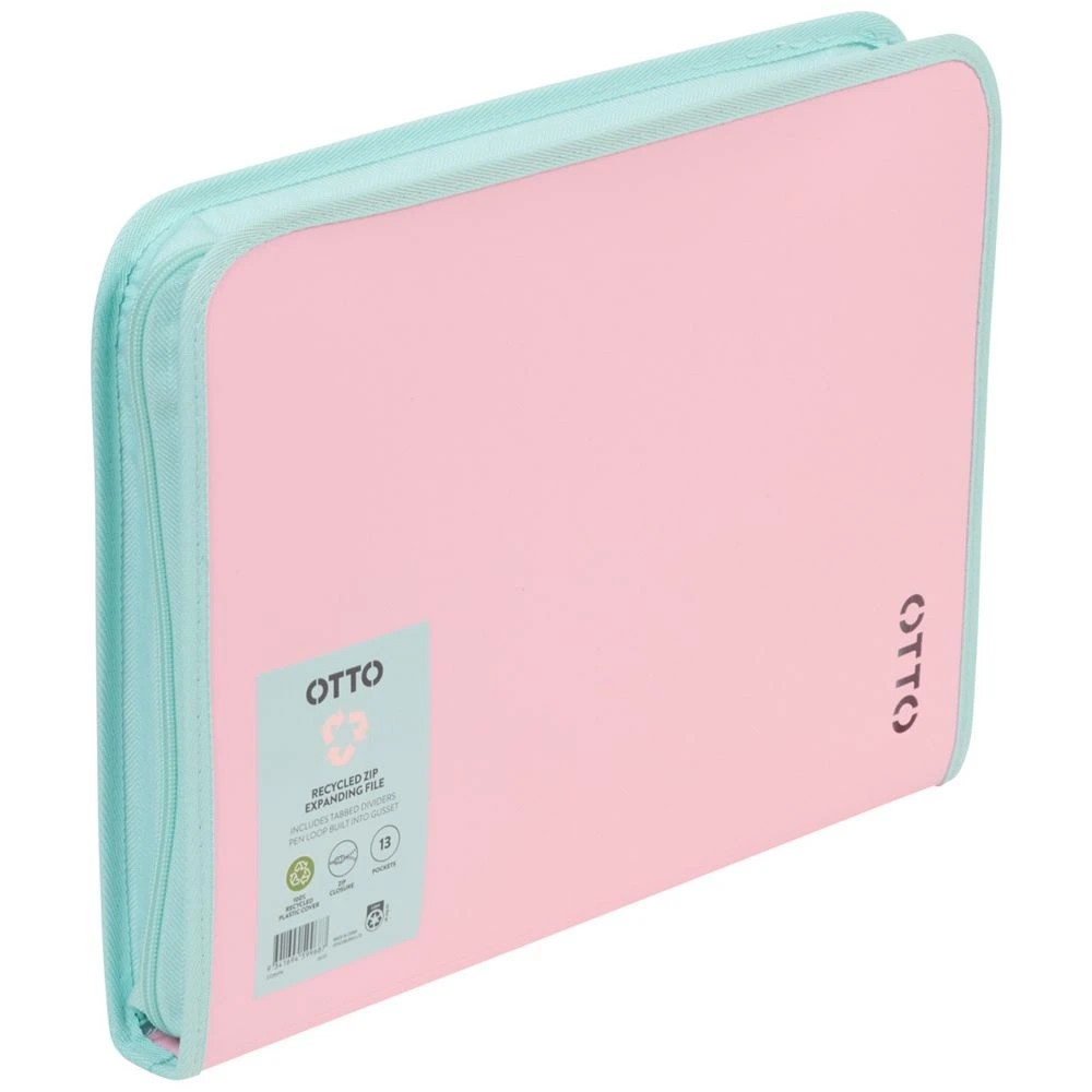 1 Otto Zip Expansion File Pink, 1 of 3