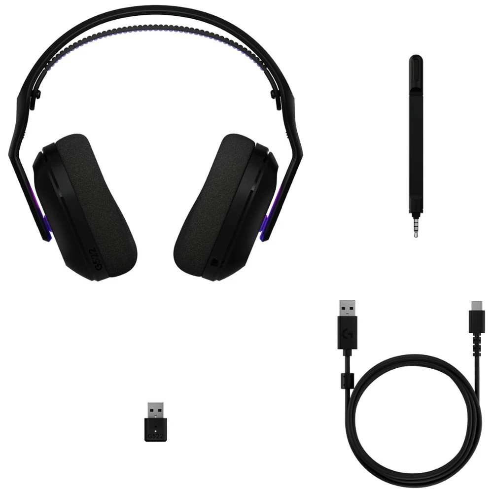 6 Logitech - G522 LIGHTSPEED Wireless Gaming Headset - Black
 - Black, 6 of 6