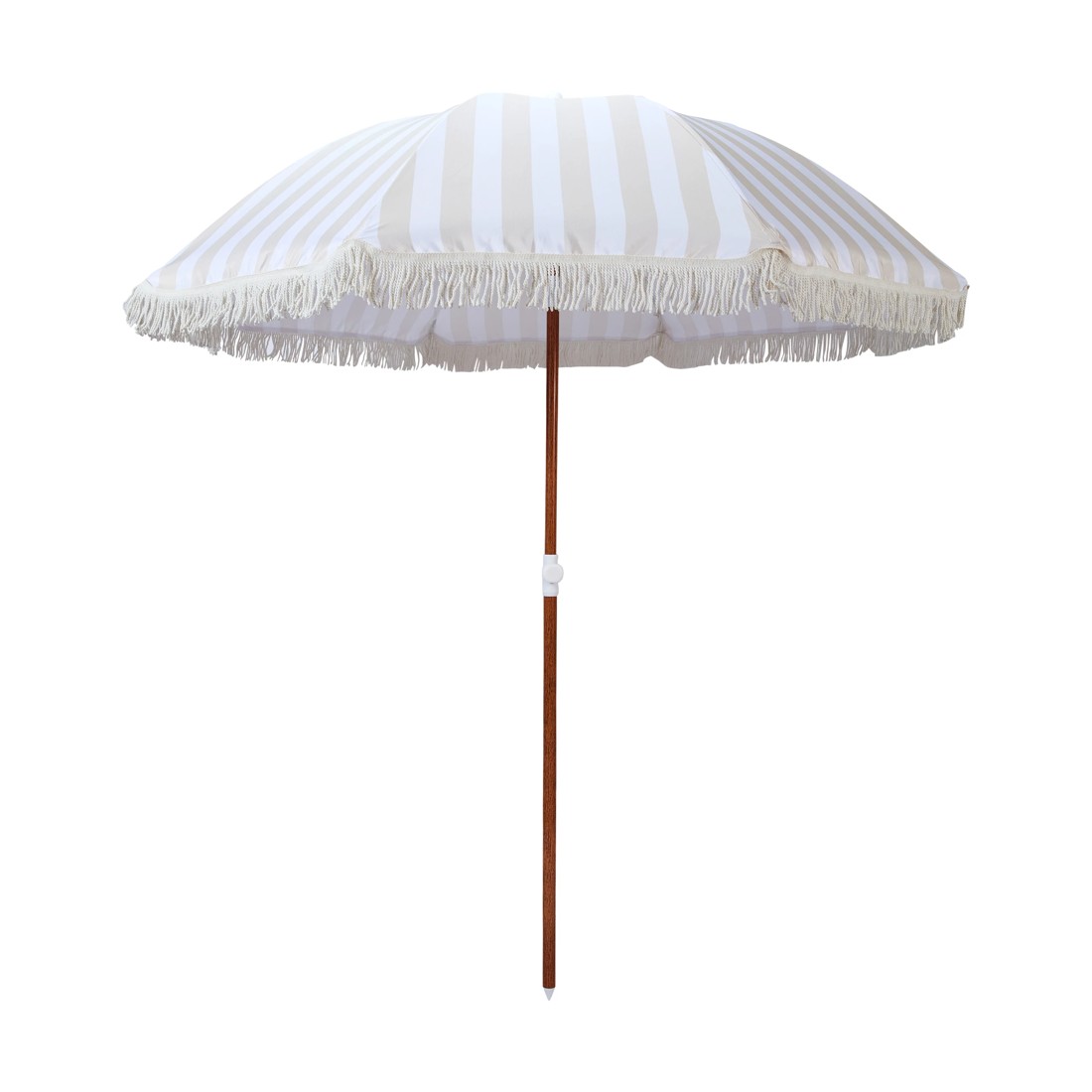 1 Beach Umbrella - Natural Stripe, 1 of 8