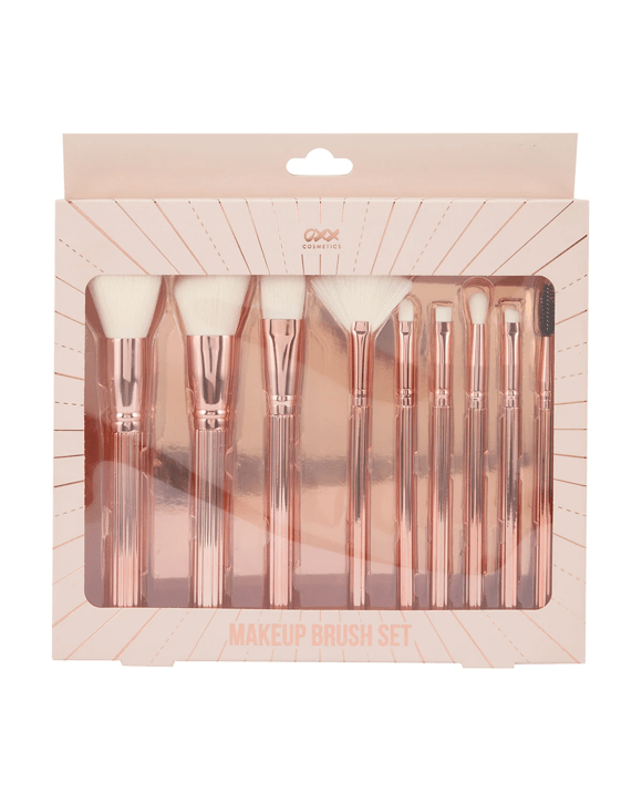 OXX Cosmetics Makeup Brush Set - Rose Gold