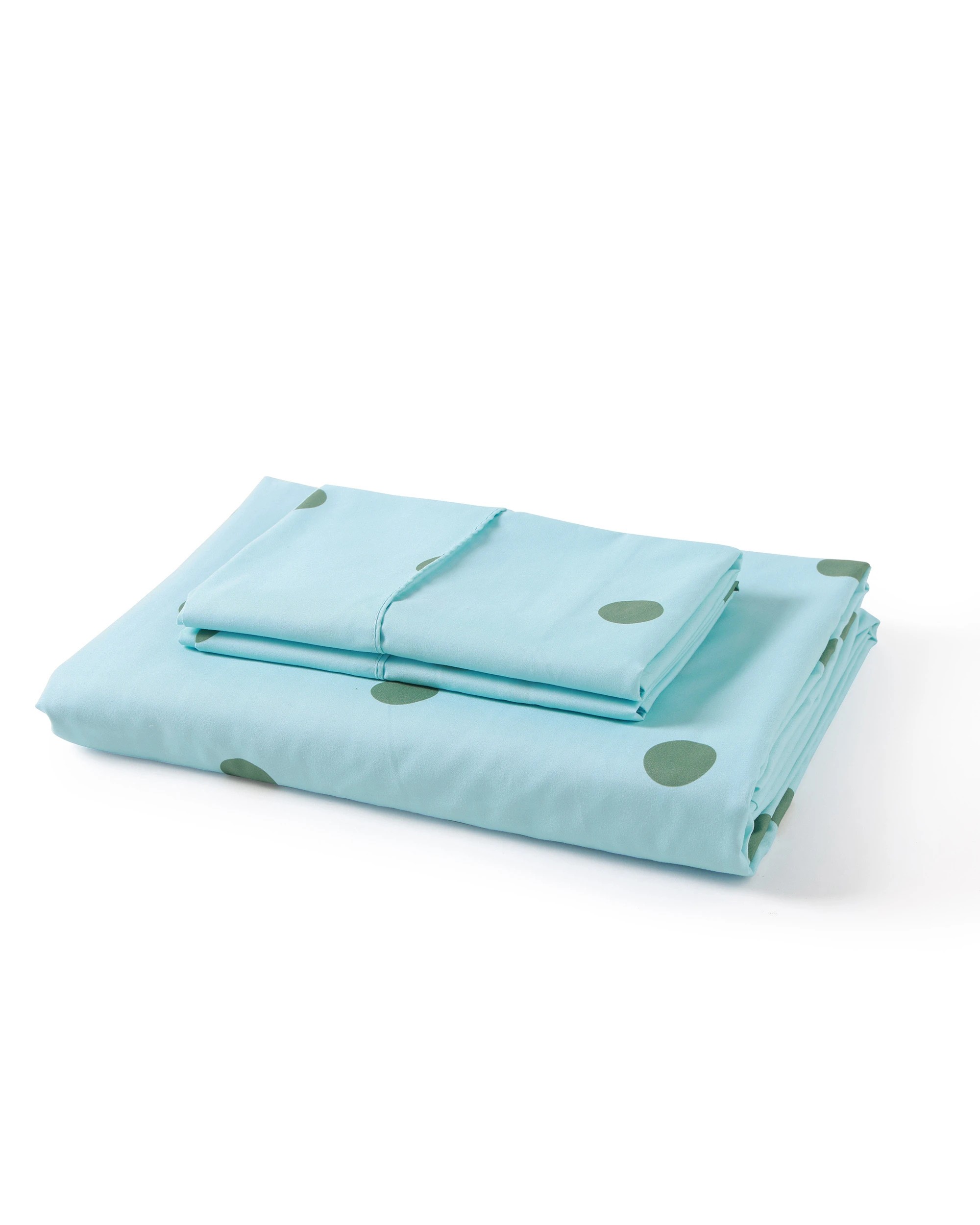 6 Dreamaker Pippa Polka Dot Fitted Sheet Set - Queen Bed - Sky, 6 of 6