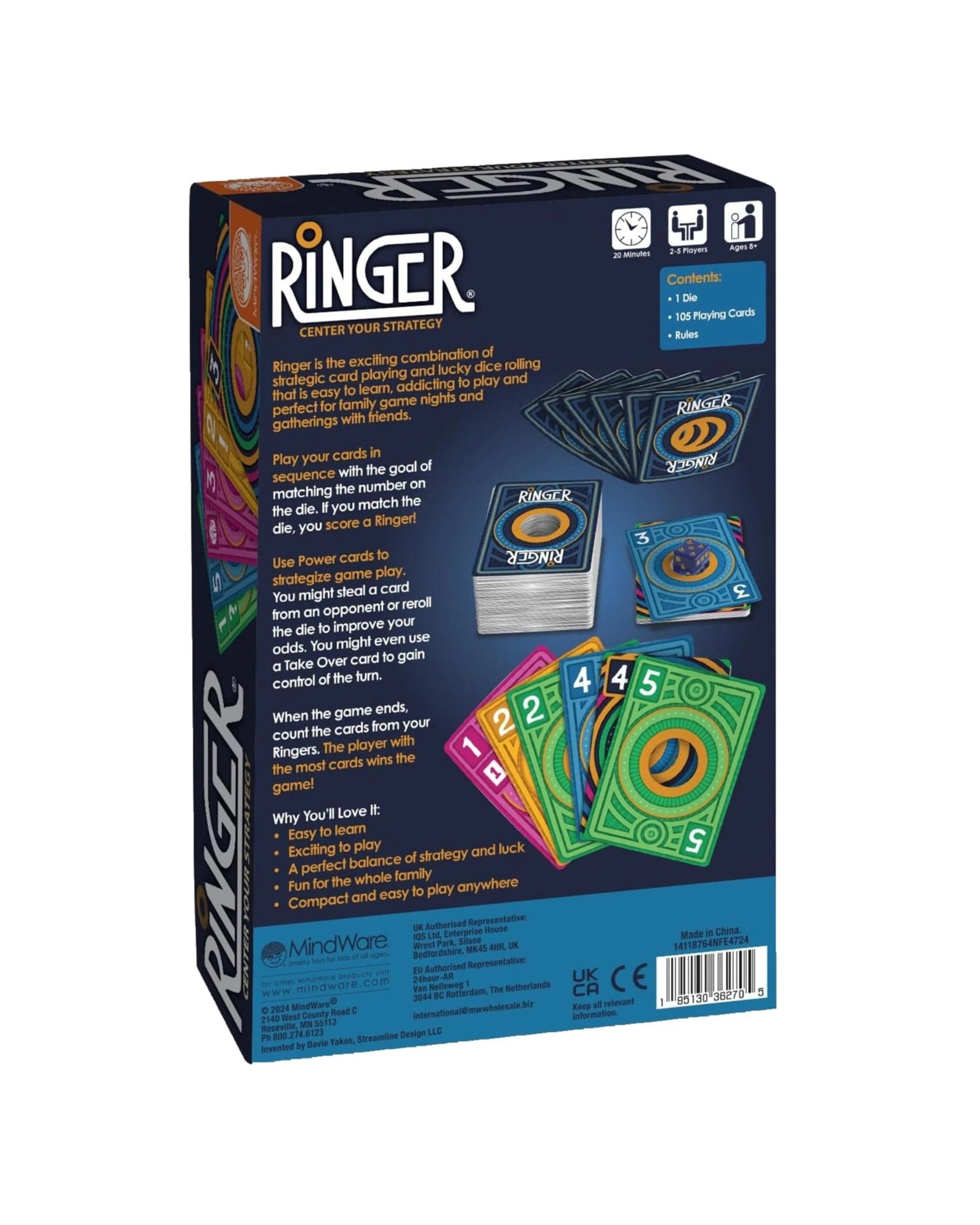 8 MindWare Ringer Card Game, 8 of 8