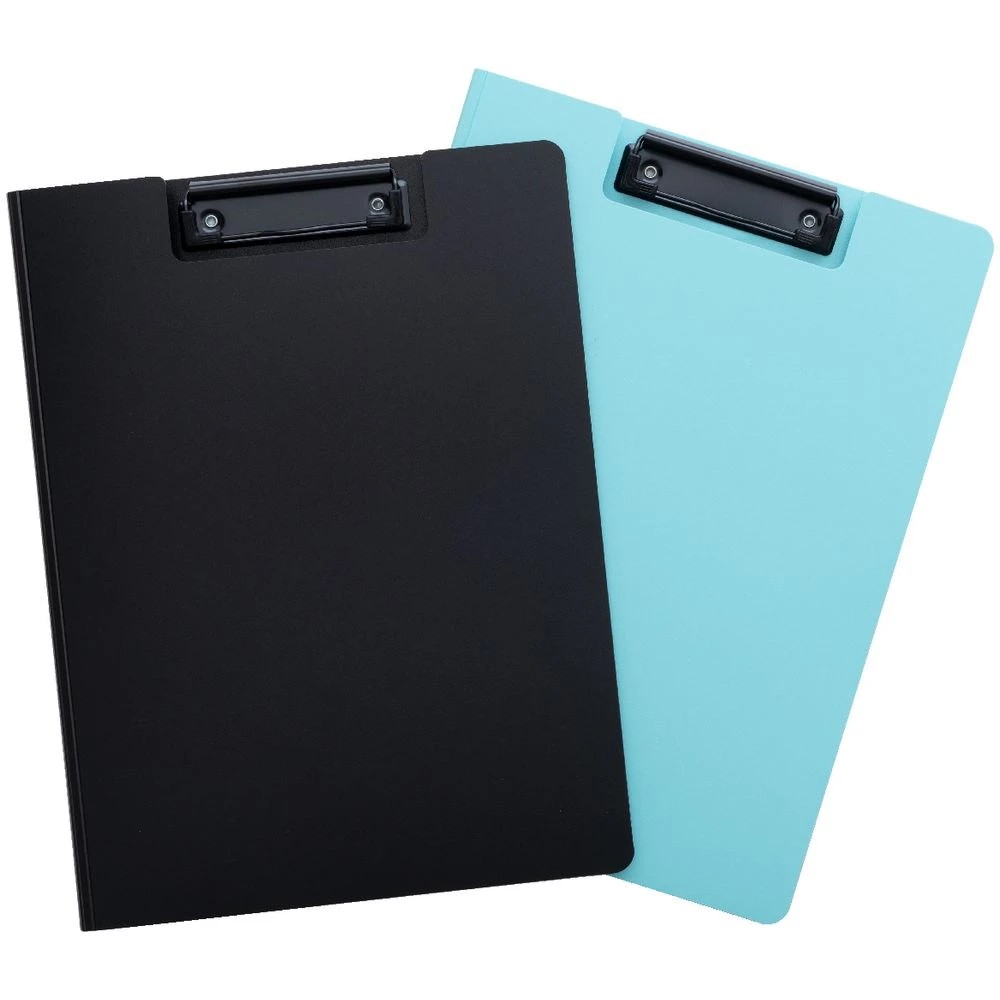 3 J.Burrows Antibacterial A4 Clipfolder Black, 3 of 3