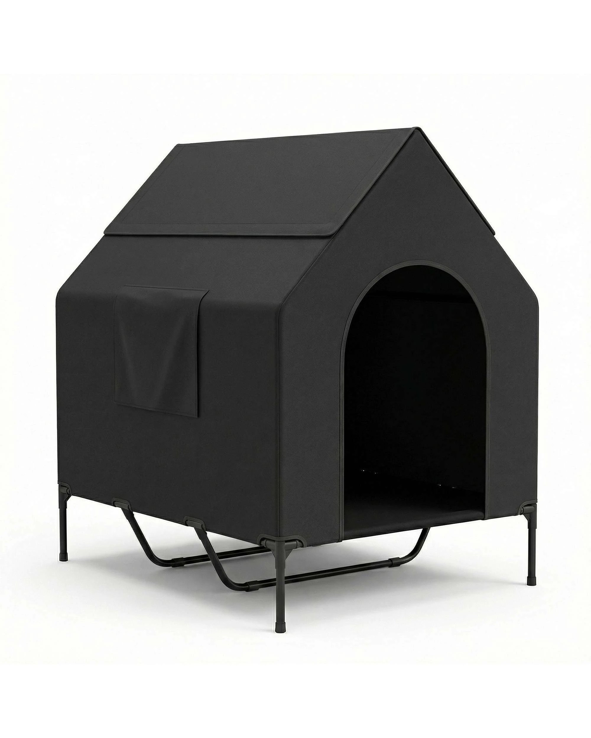 7 Advwin 2-in-1 Large Dog House Elevated Breathable Weatherproof Pet Shelter Outdoor, 7 of 8