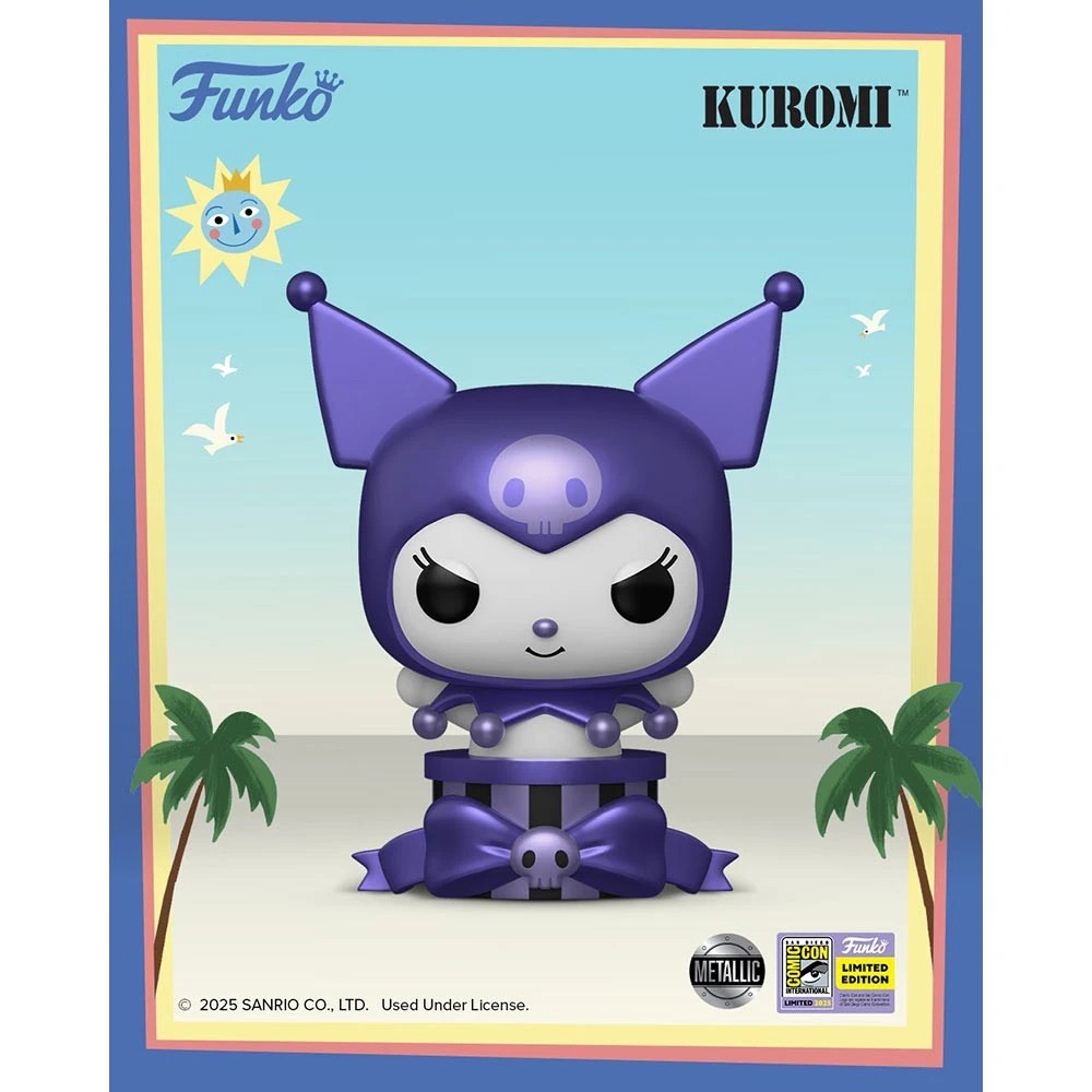 3 Sanrio - Kuromi Metallic SDCC 2025 Pop! Vinyl Figure, 3 of 3