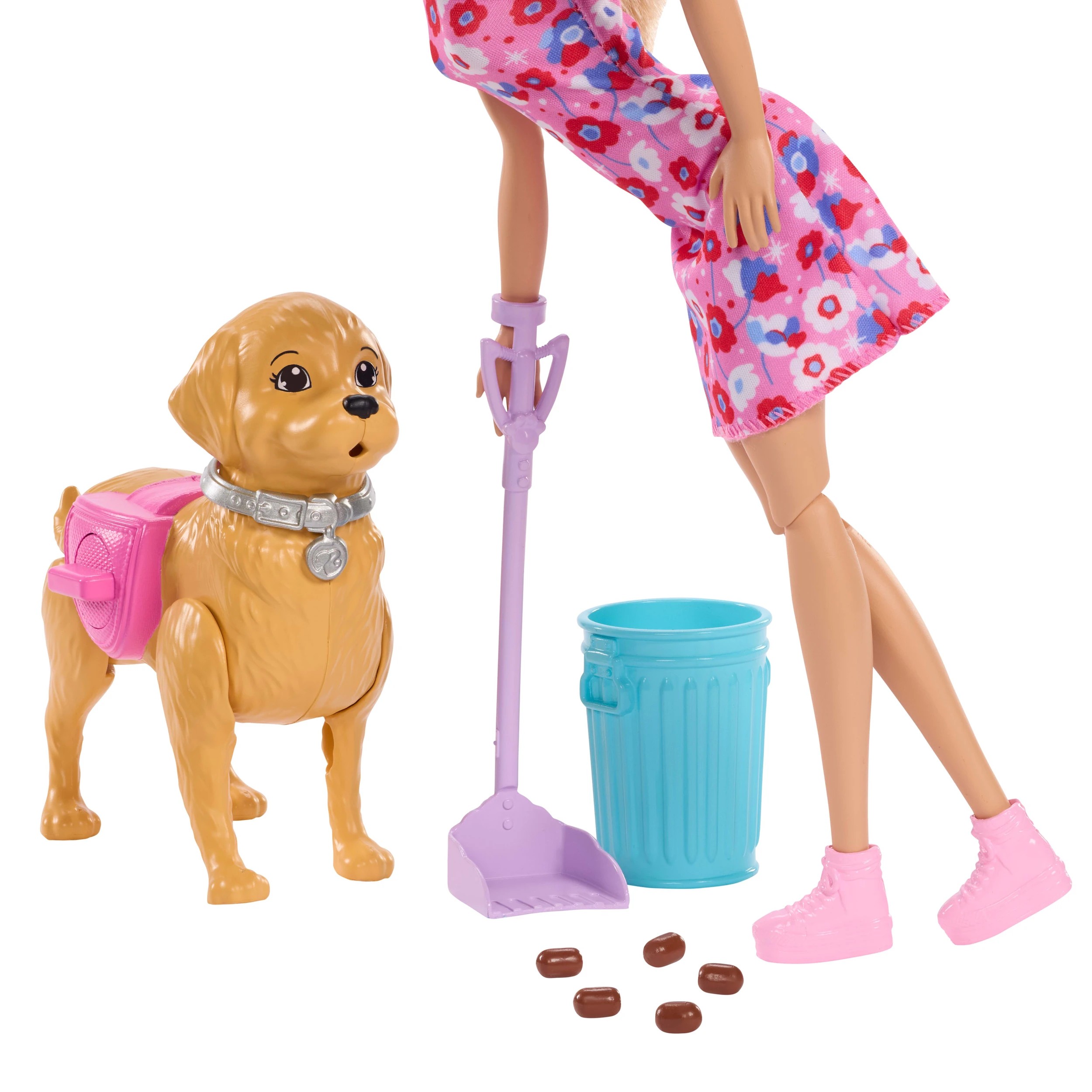 4 Barbie 'Malibu' Walk & Potty Pup Toy Set, 4 of 6
