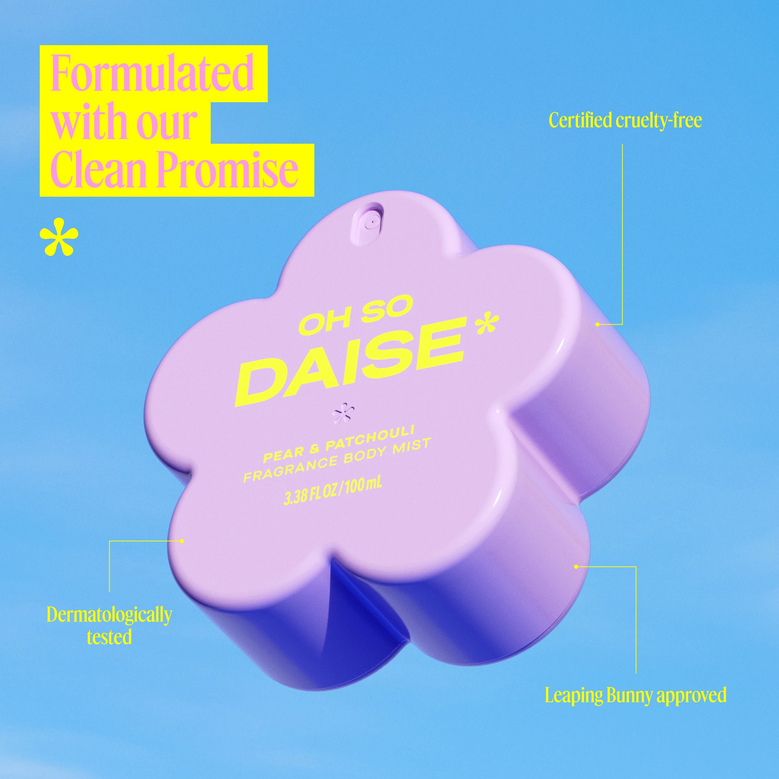 4 Daise Oh So Fragrance Body Mist 100ml - Pear and Patchouli, 4 of 10