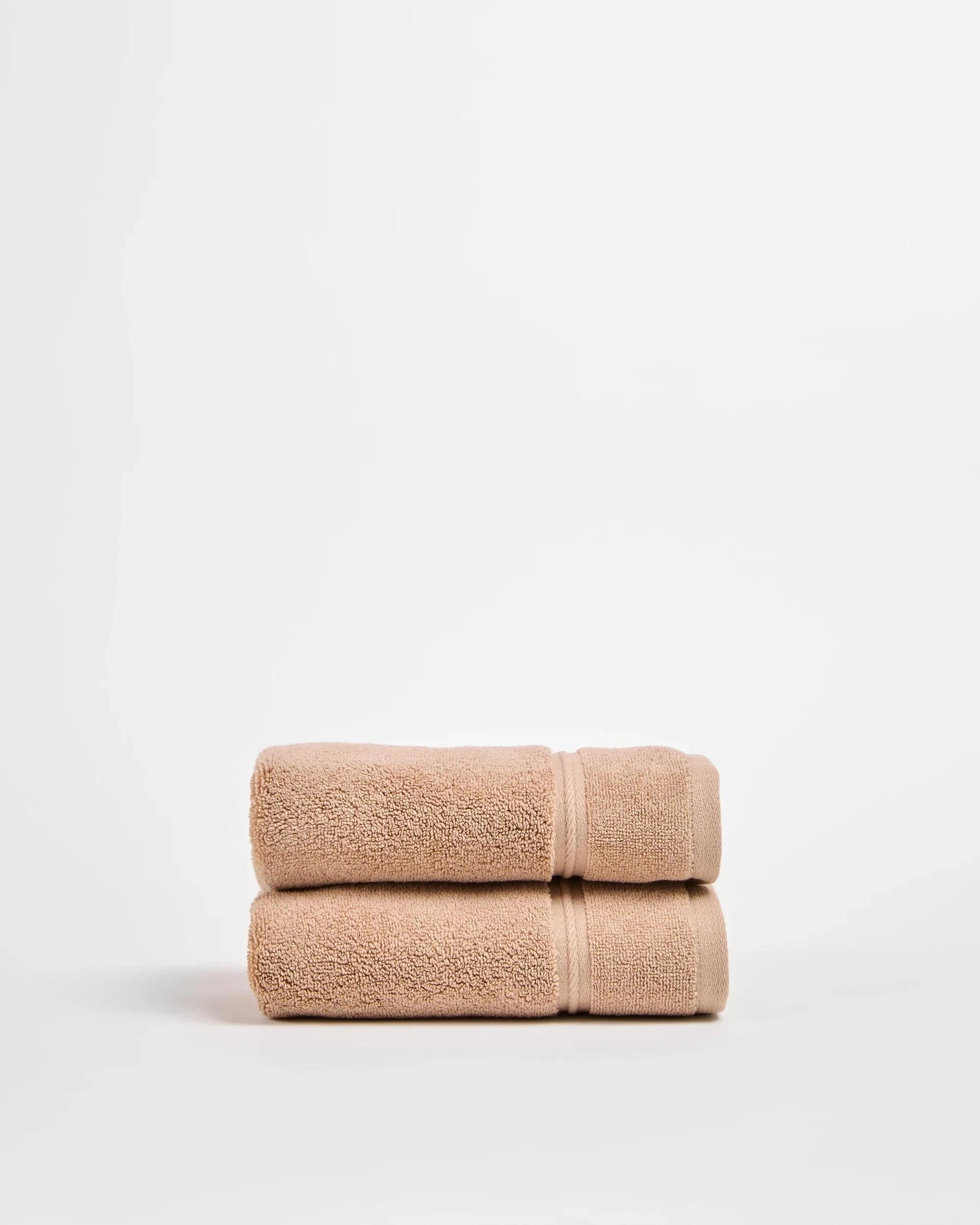 4 Target Luxury Egyptian Cotton Pile Hand Towel 2 Pack - Natural, 4 of 4