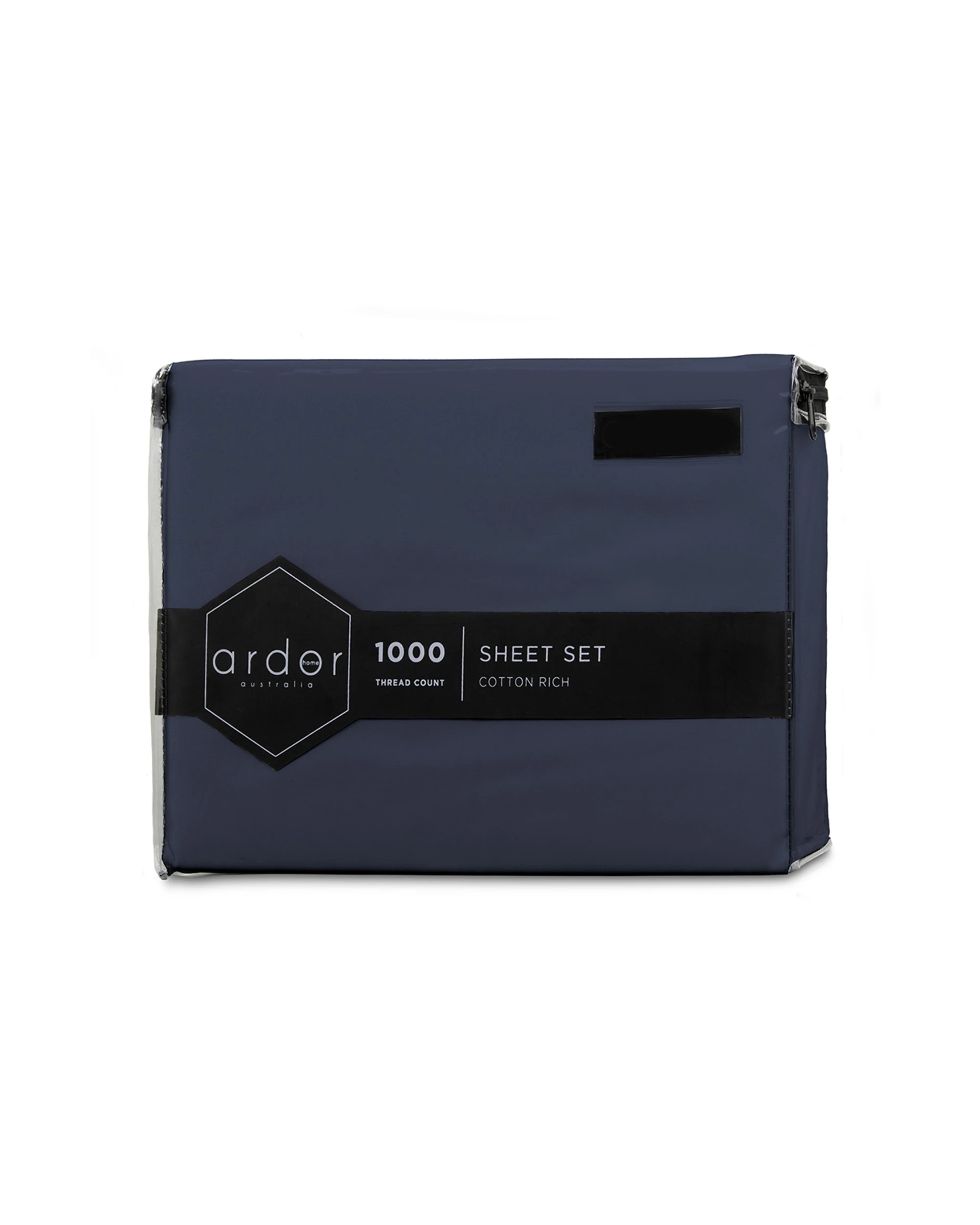 3 Ardor King Bed Fitted Sheet Set 1000TC Cotton Rich Easy Care 182x203-40cm
 - King Bed, 3 of 3