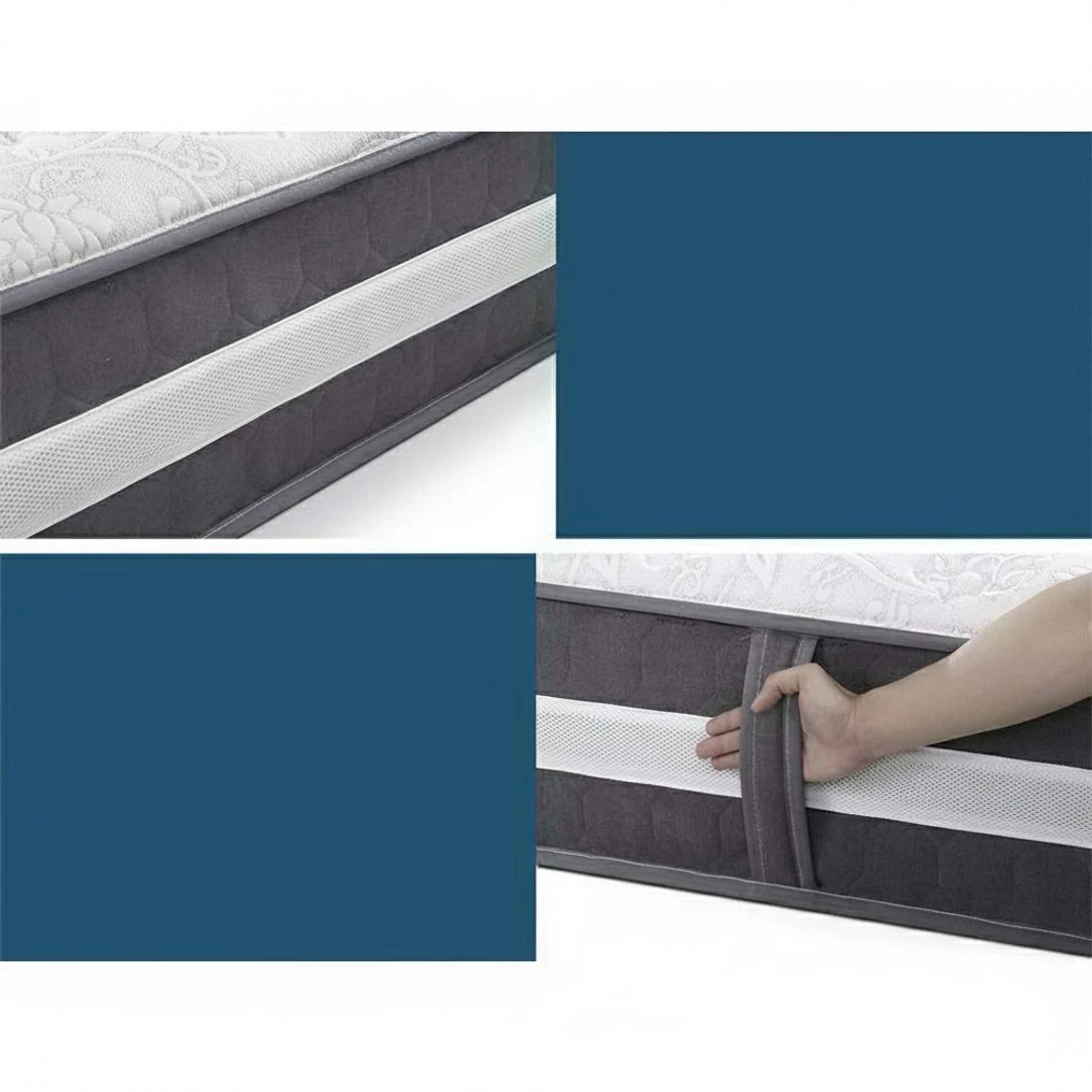 5 Giselle Bedding 30cm Mattress Pocket Spring King Single - King Single Bed - Multi, 5 of 7