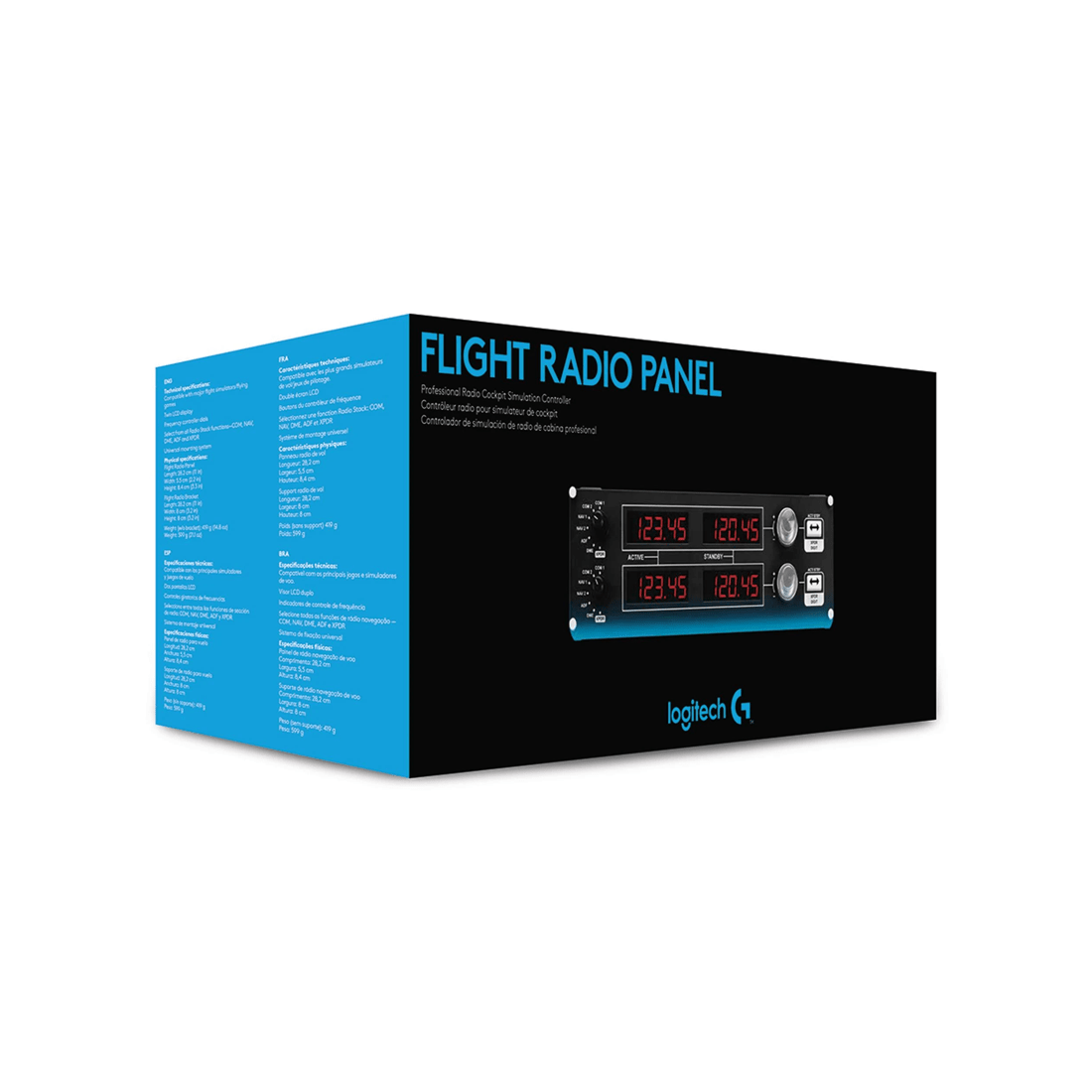 4 Logitech G Flight Radio Panel - Black, 4 of 5