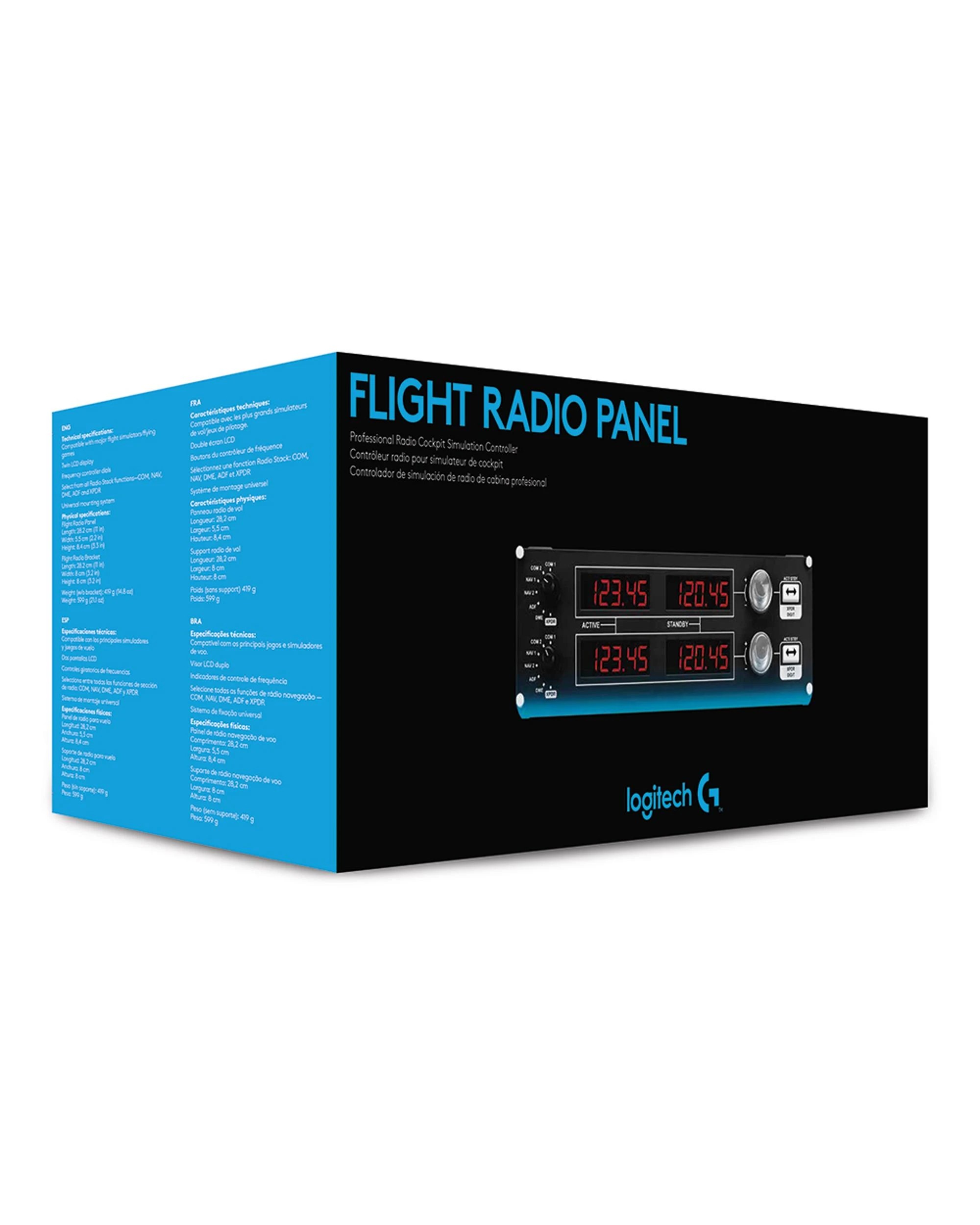 4 Logitech G Flight Radio Panel - Black, 4 of 5