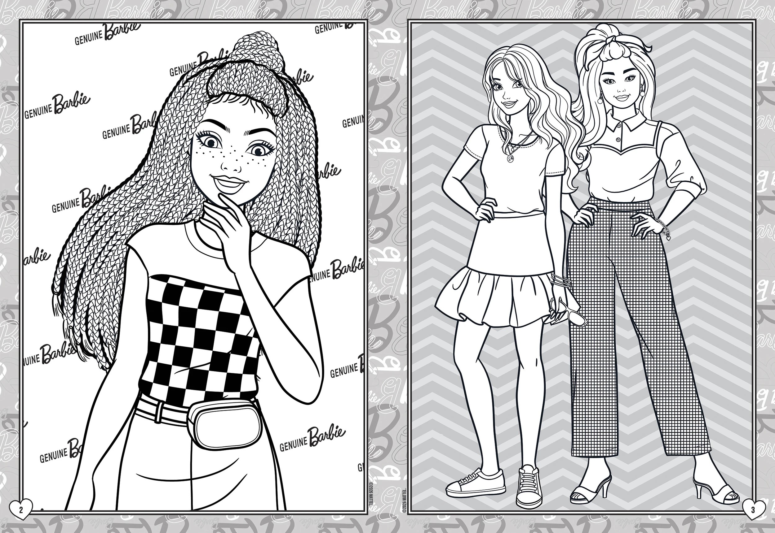 2 Barbie: Mega Colouring Book, 2 of 4