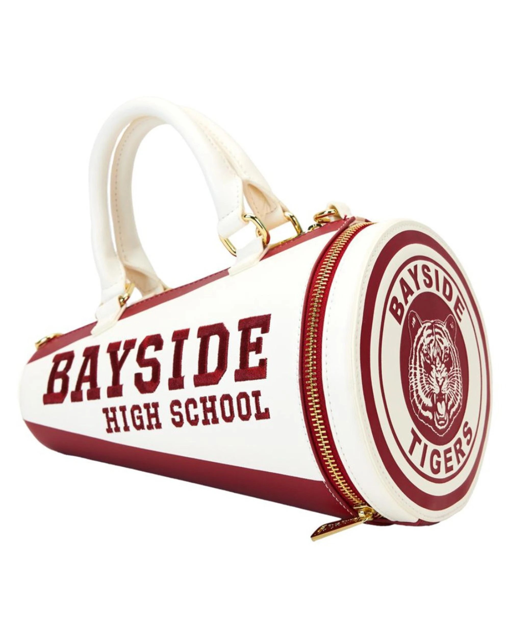 4 Loungefly Saved By The Bell Bayside High Megaphone Figural 10 inch Faux Leather Crossbody Bag, 4 of 5