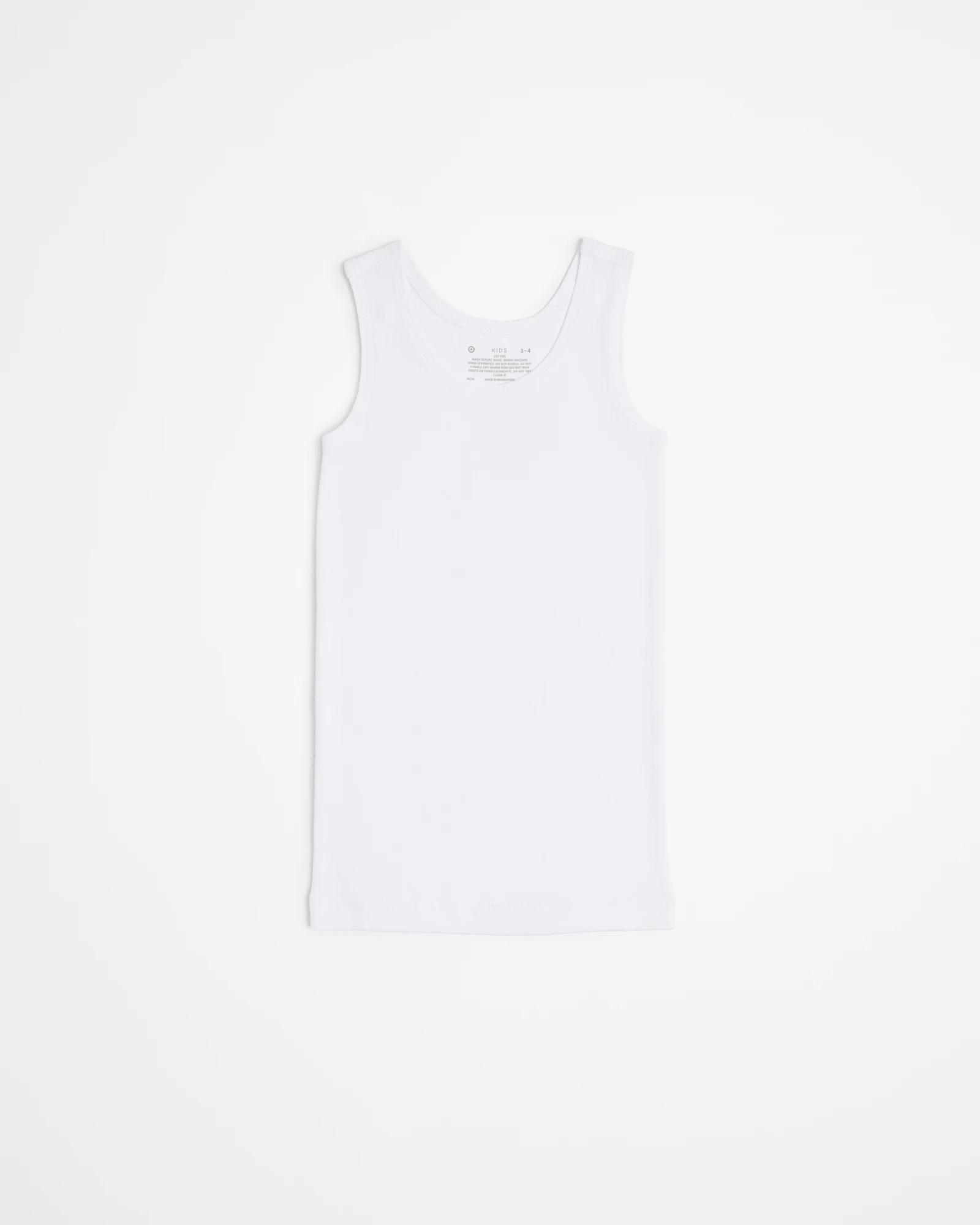 2 Target Boys Cotton Vests - 3 Pack WHITE, 2 of 3