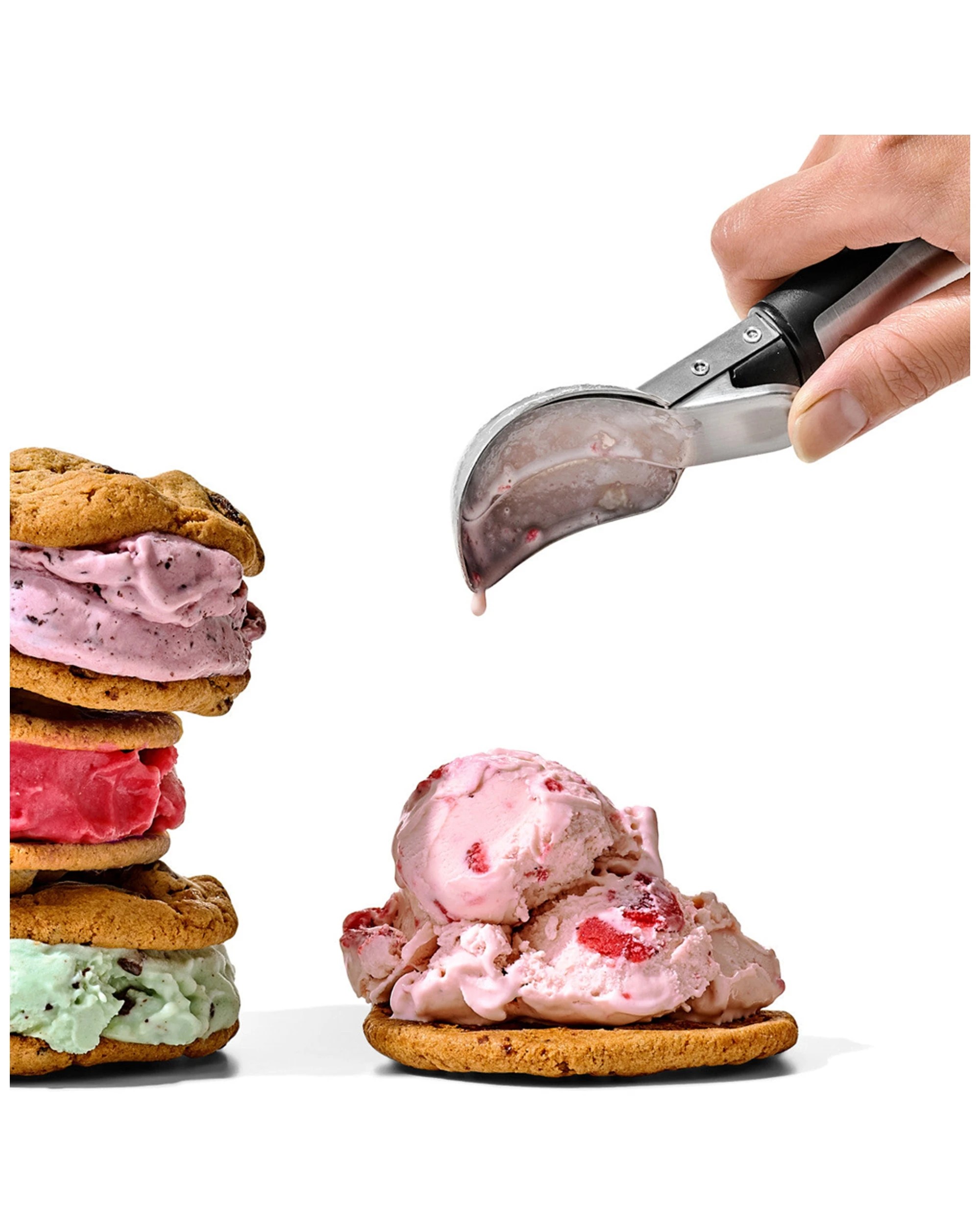 5 OXO Good Grips Ice Cream Stainless Steel Lever Scoop Non-Slip Dishwasher Safe, 5 of 5