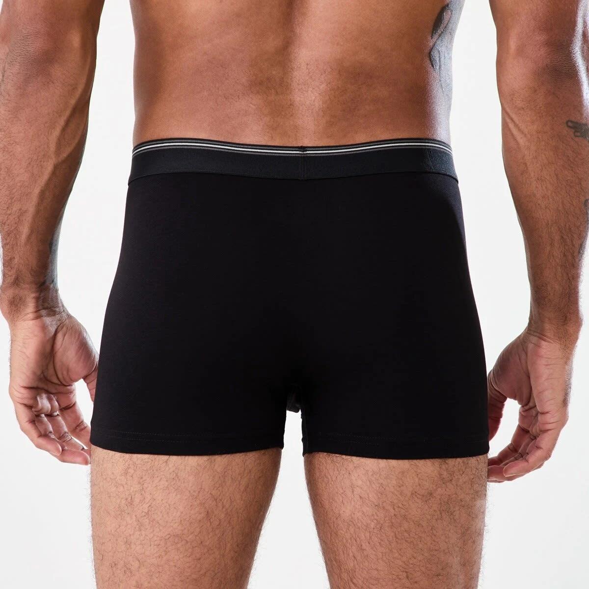 4 2 Pack Plain Trunks BLACK, 4 of 5
