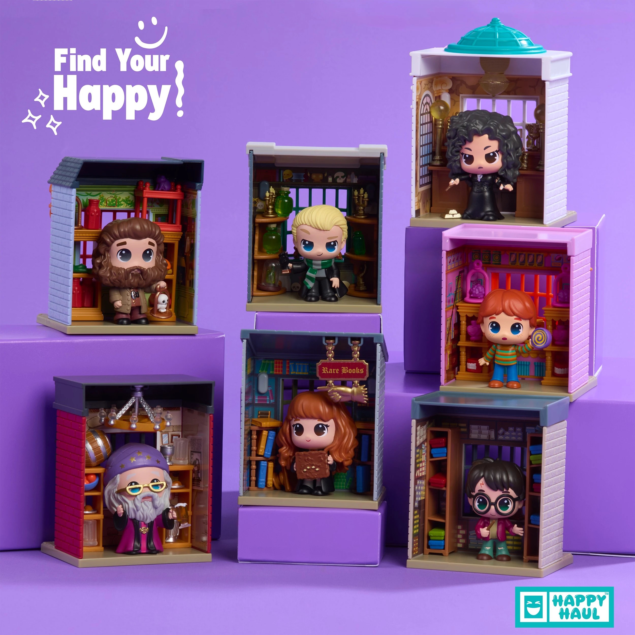 4 Happy Haul Harry Potter Shops of the Wizarding World Scene Setter Playset - Assorted, 4 of 5