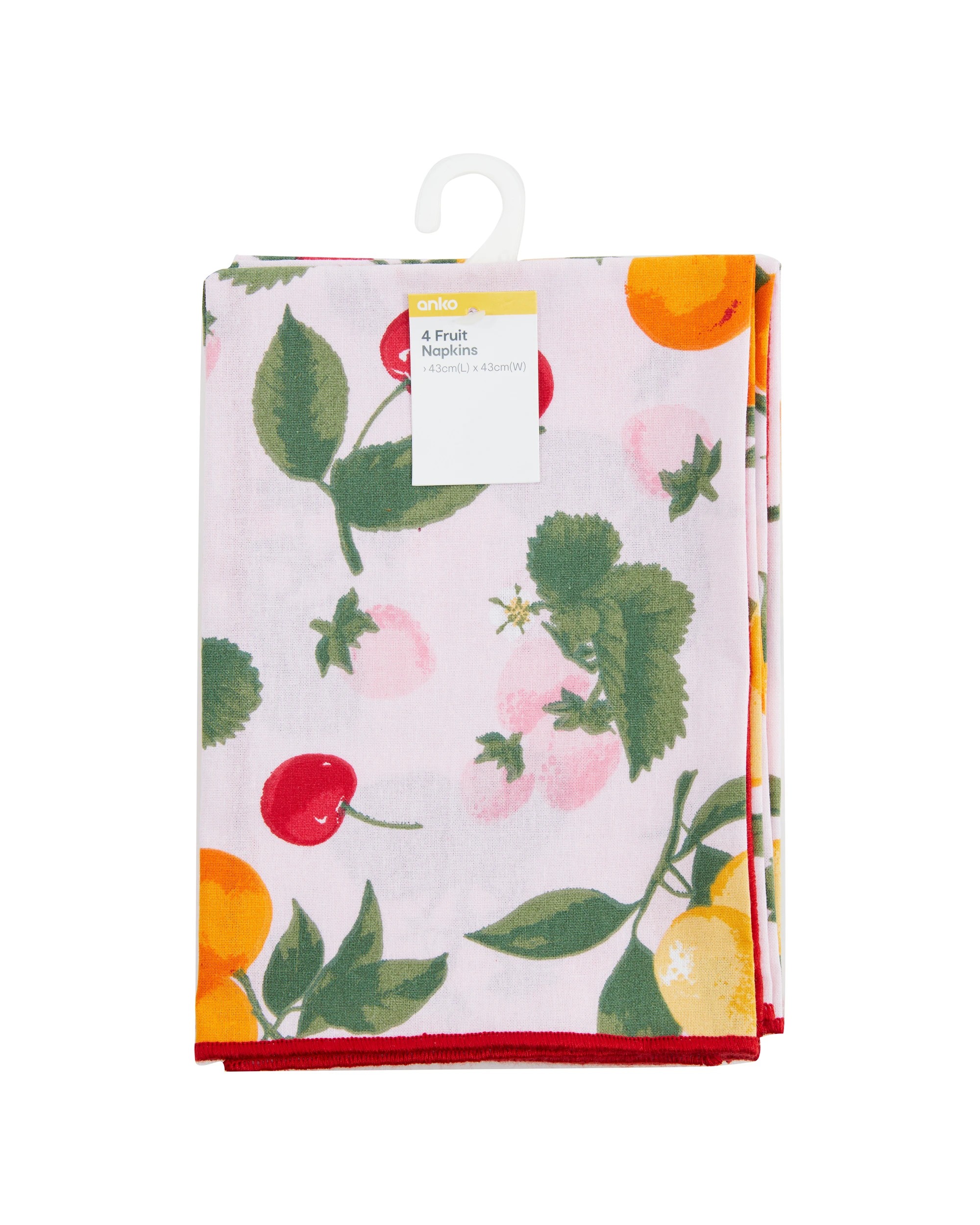 4 4 Pack Fruit Napkins, 4 of 4