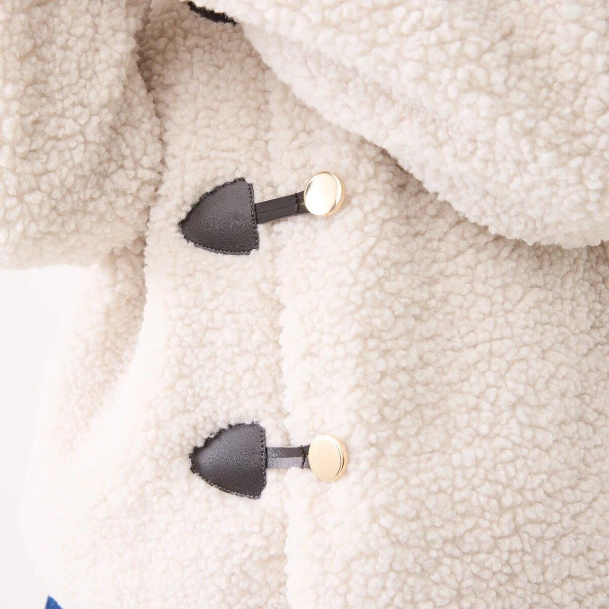 9 Trim Teddy Jacket Ecru, 9 of 9