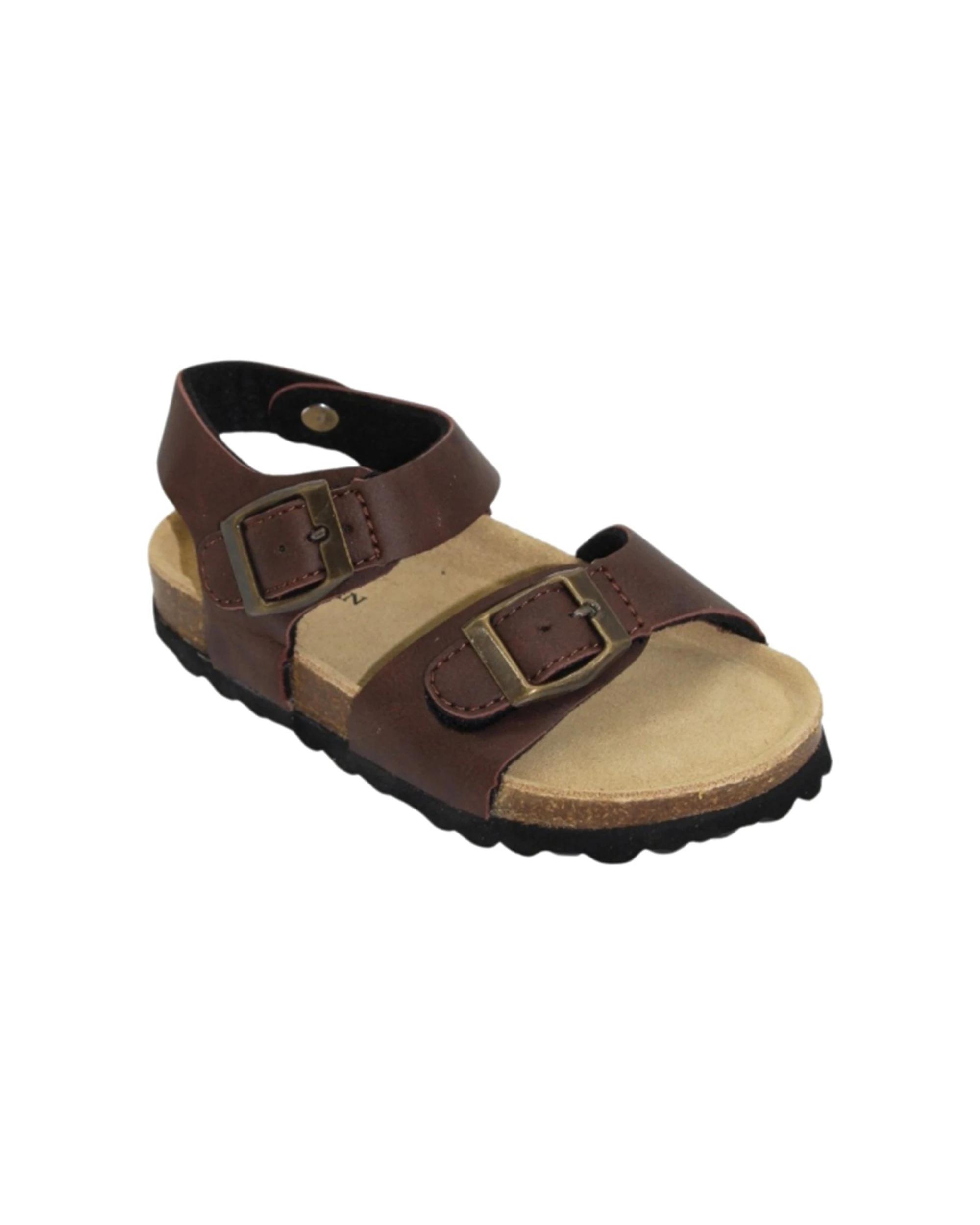 3 Human Shoes Thomas Kids Sandals Double Buckle Moulded Sole Choc CHOC, 3 of 4