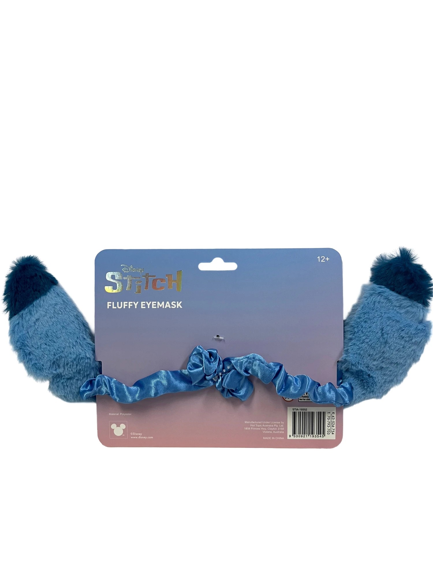 2 Disney Lilo & Stitch Fluffy Eyemask - Blue, 2 of 2