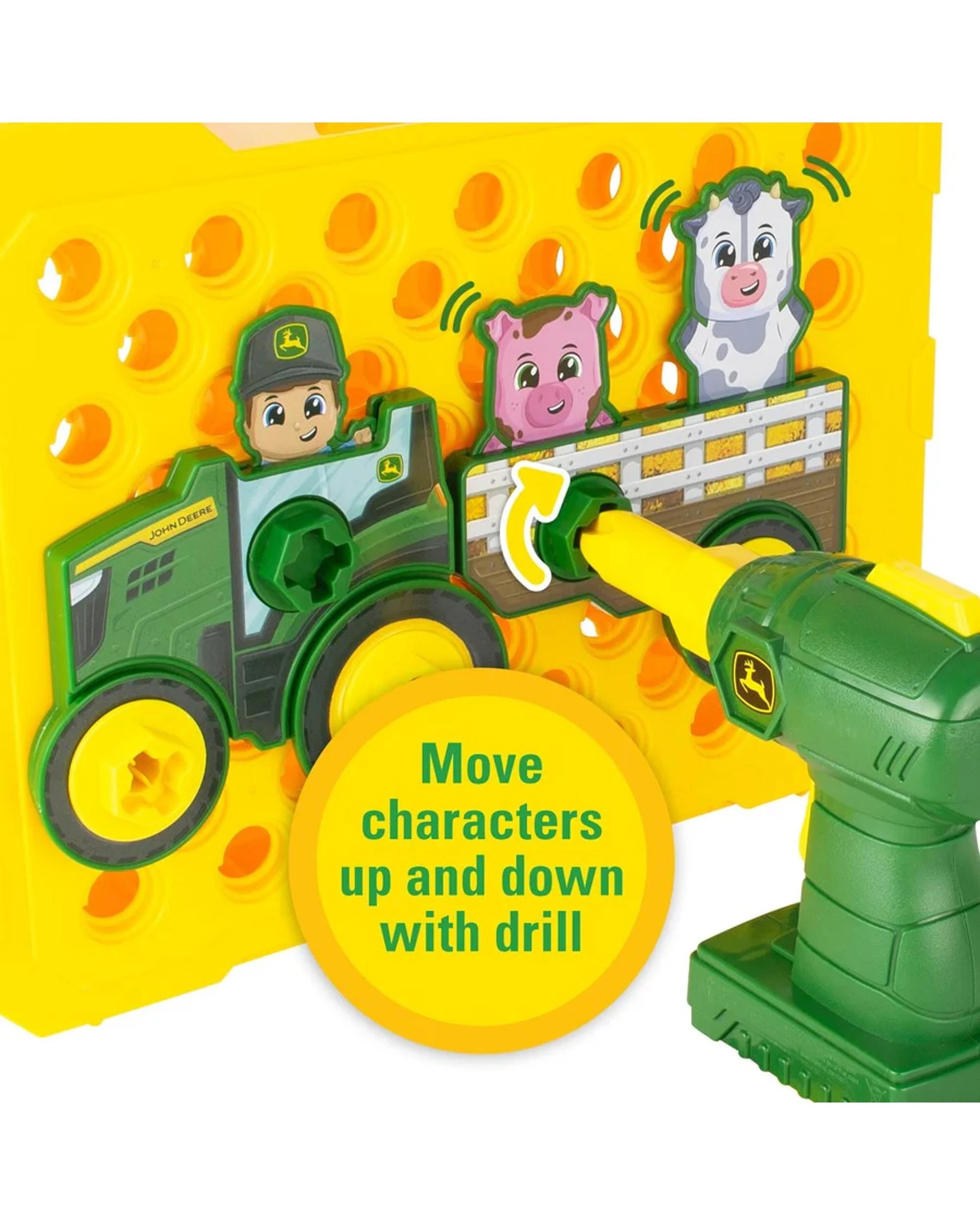 6 TOMY John Deere Build-A-Buddy Activity Board Playset, 6 of 10