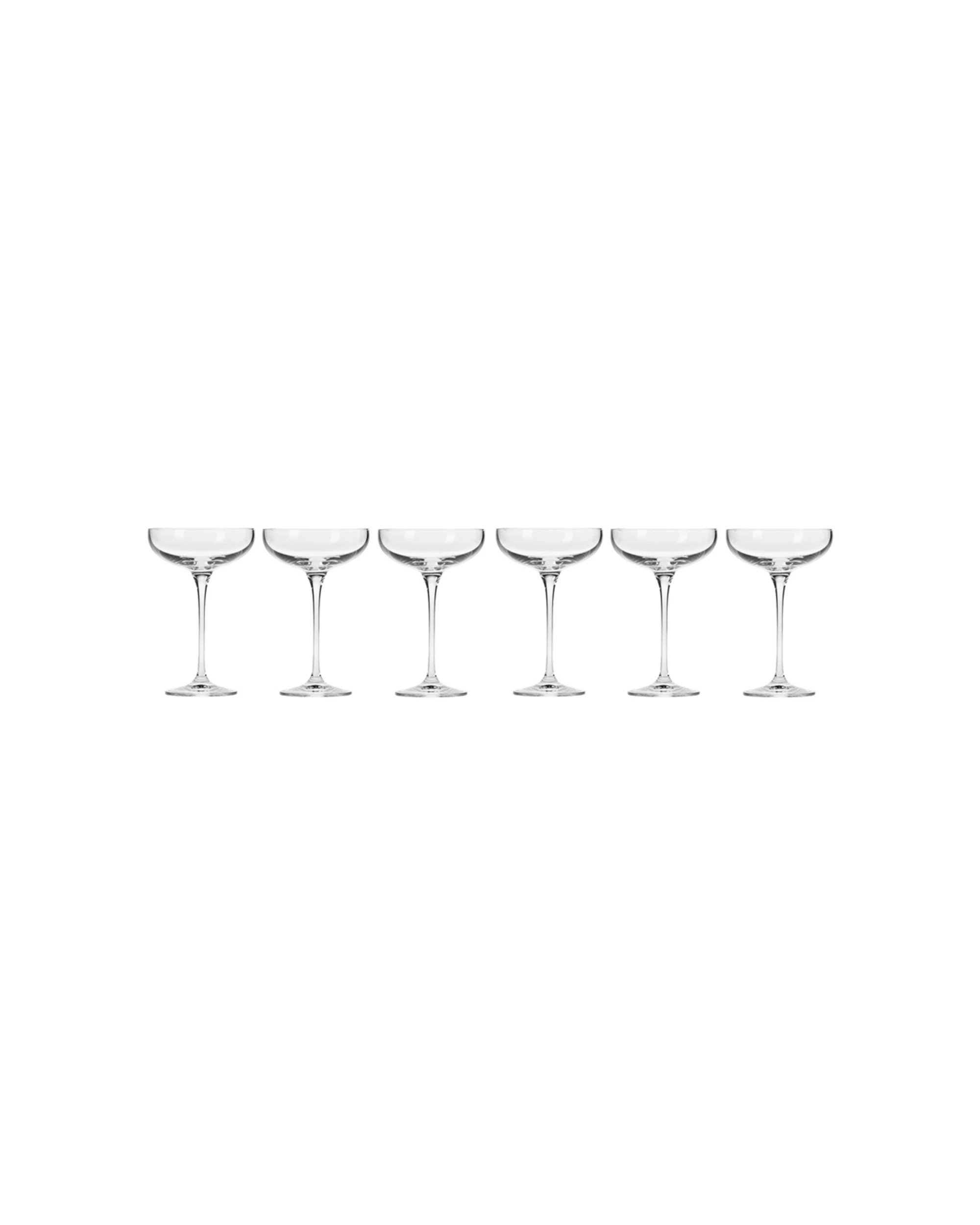 7 Krosno Harmony 6-Piece Stemmed Coupe Champagne Glasses 240ml - Plain, 7 of 9