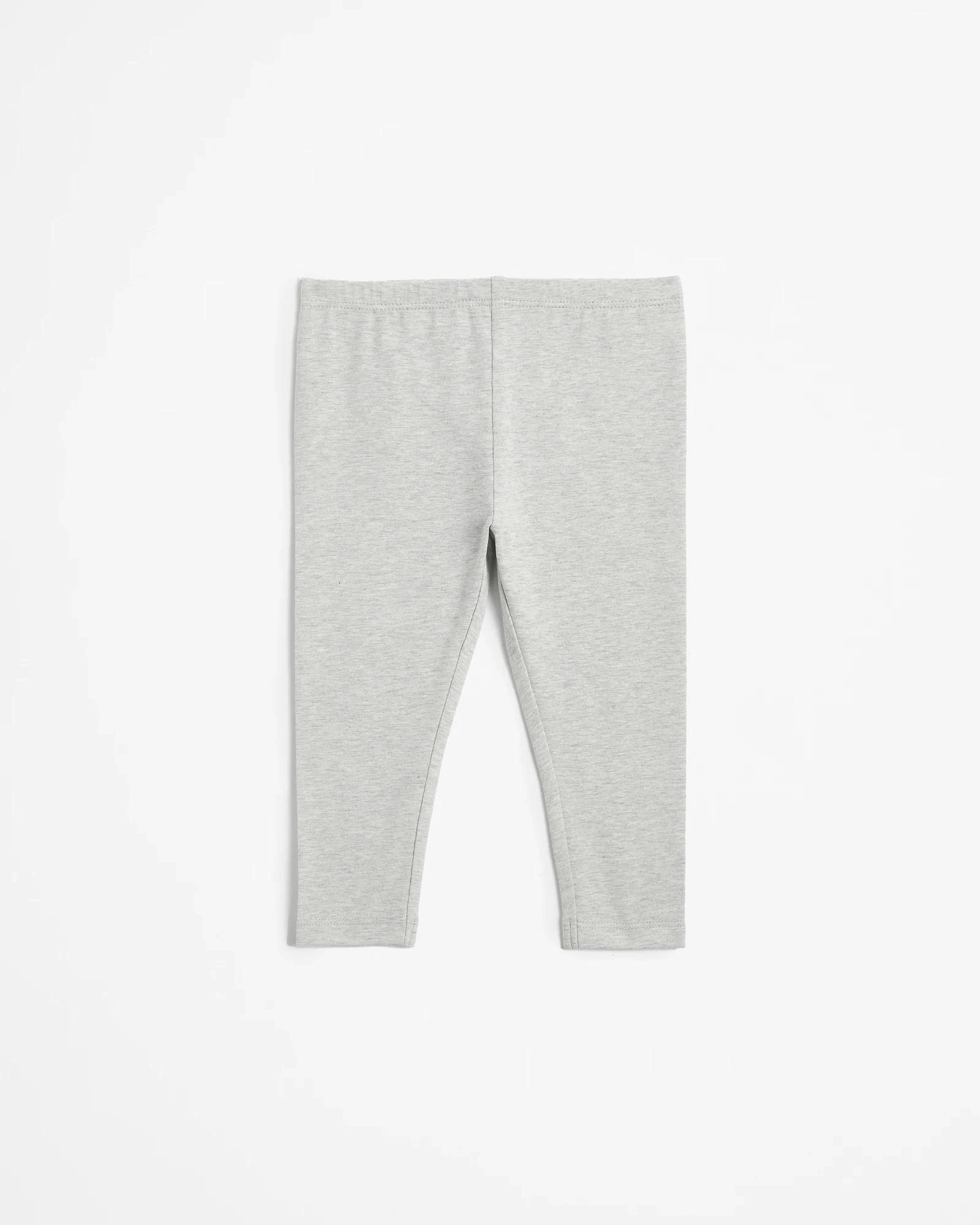 1 Target Baby Organic Cotton Leggings GREY MARLE, 1 of 3