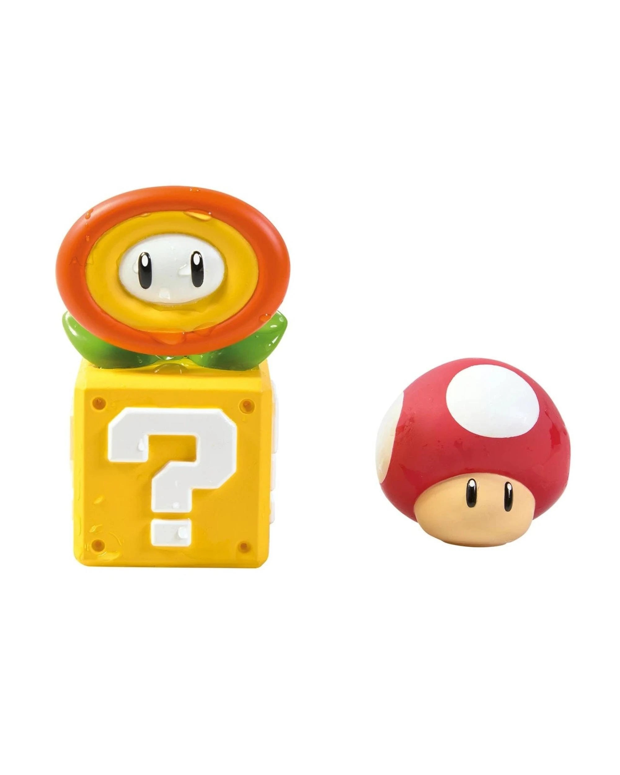 1 Tomy Toomies Super Mario Bath Squirters Super Mushroom and Fire Flower, 1 of 4