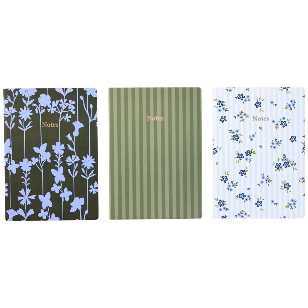 2 Officeworks Rustic A5 Notebooks Pack 3 64 Pages, 2 of 3