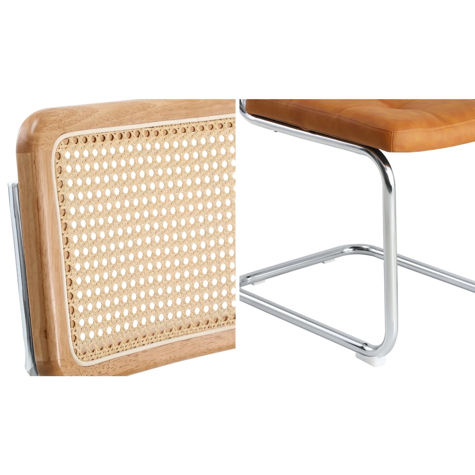 5 Oikiture 90cm Round Dining Table With 4pcs Dining Chairs Pu Leather
 - Multi, 5 of 10