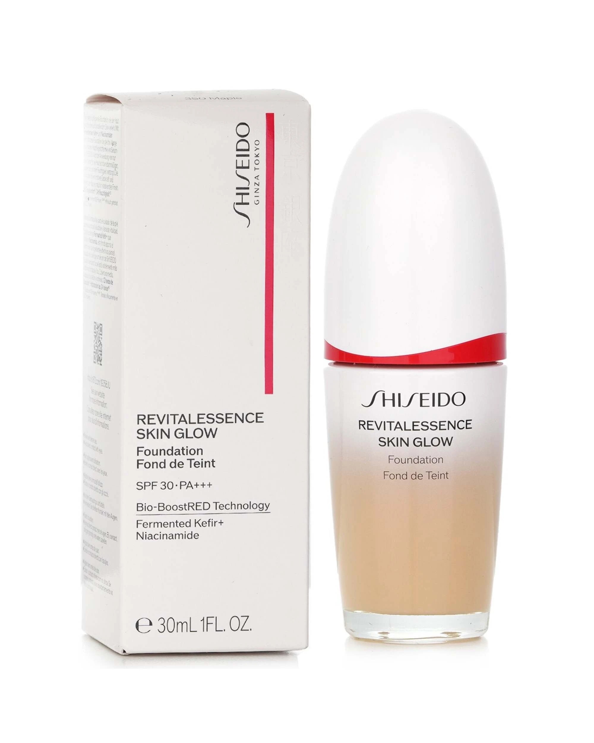 2 Shiseido Revitalessence Skin Glow Foundation SPF 30 - # 30ml/1oz - 350 Maple, 2 of 4
