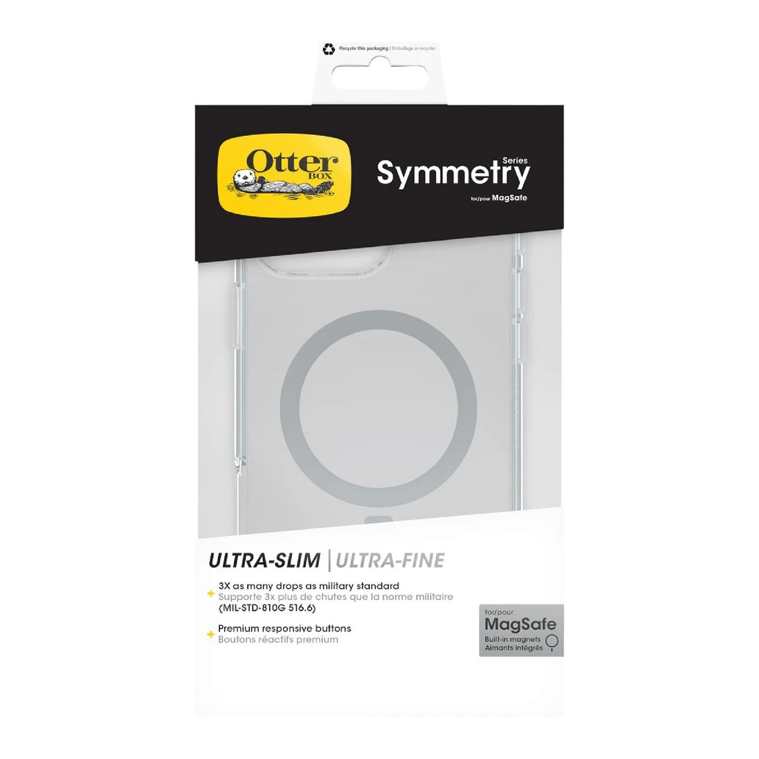 4 OtterBox Symmetry MagSafe Case iPhone 16 Pro Max Clear, 4 of 5