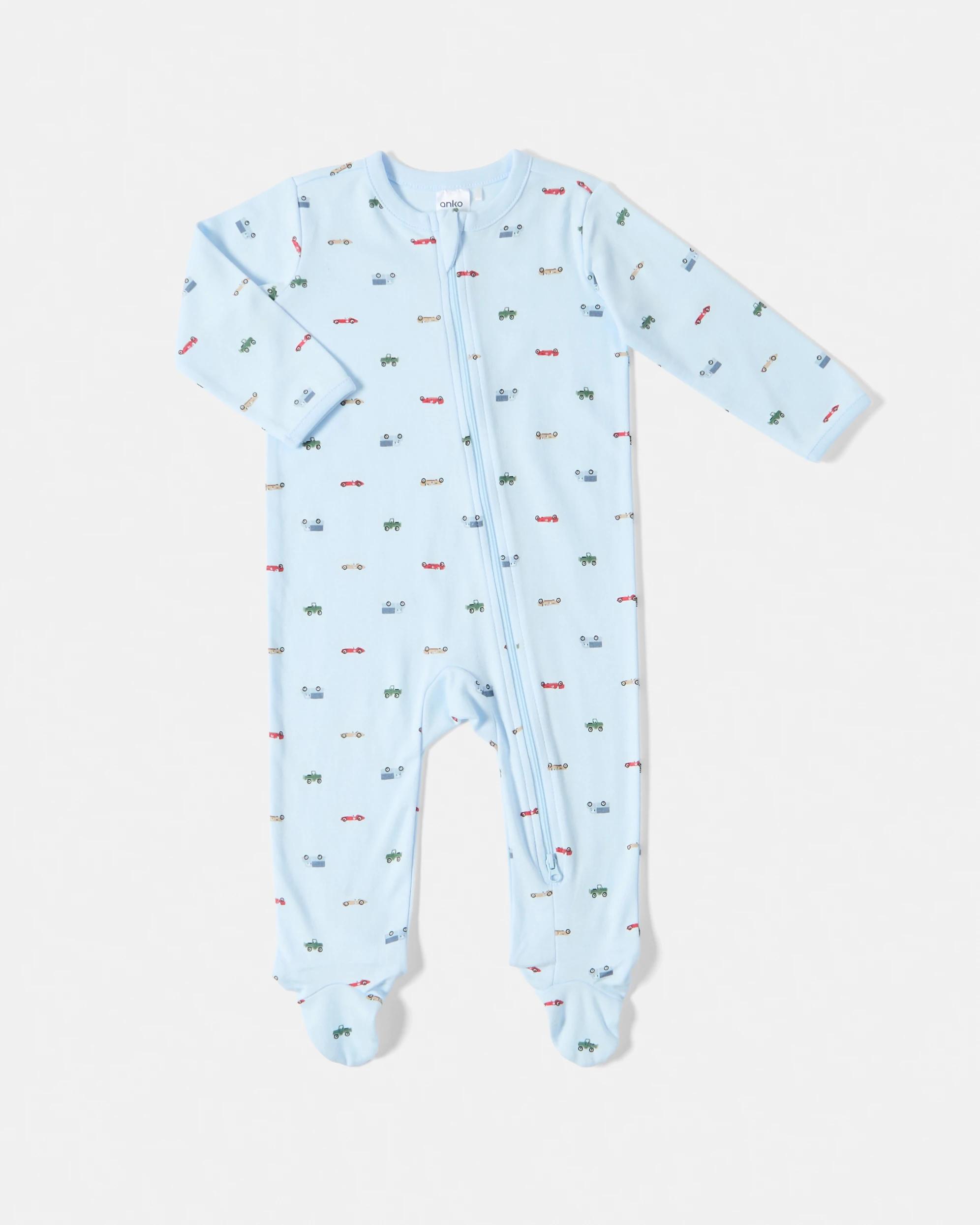3 3 Pack Cotton Coveralls Blu Vhcles, 3 of 8